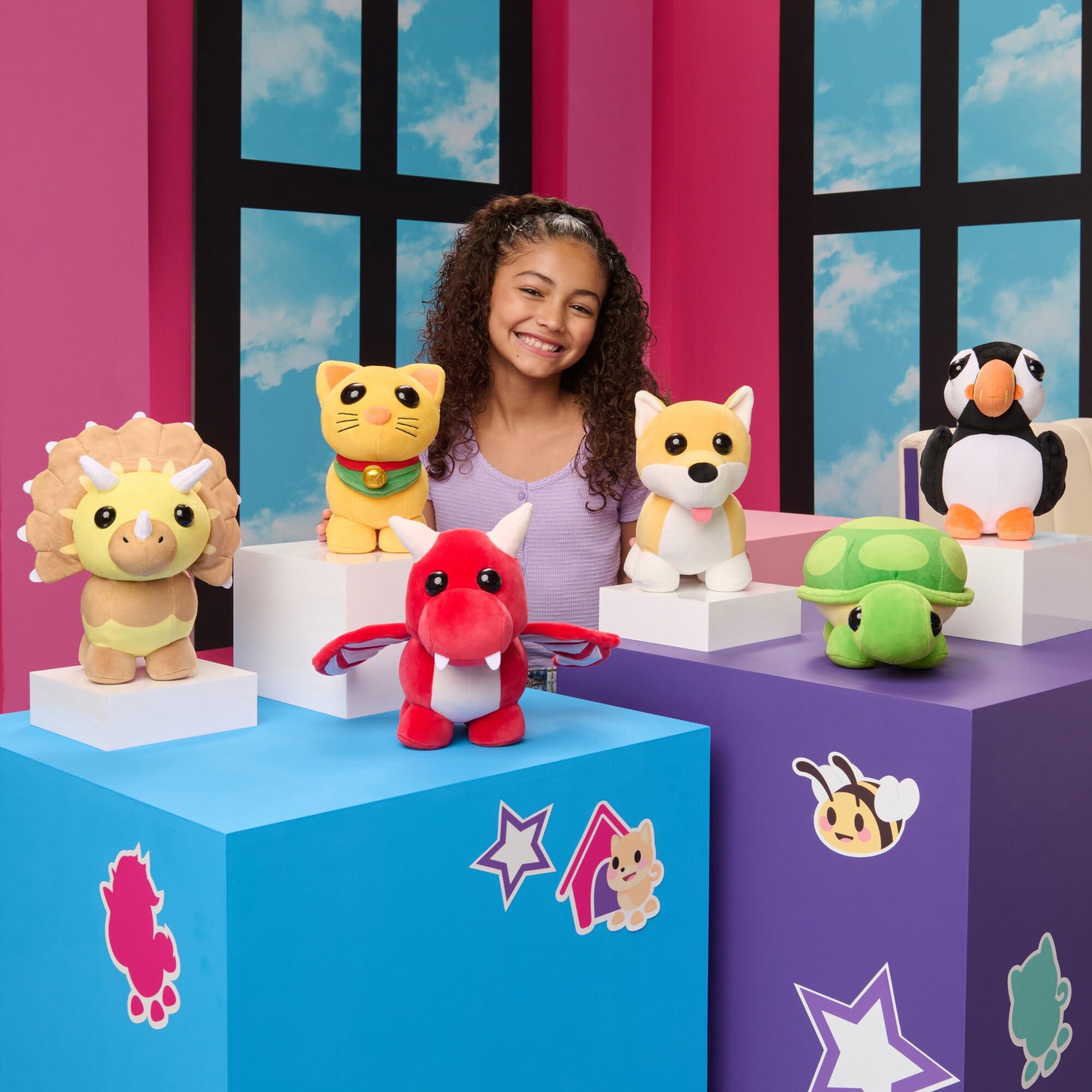 Adopt Me! Adopt Me! Collector Plush - Maneki-Neko - Series 4 - Legendary in-Game Stylization Plush - Exclusive Virtual Item Code Included - Toys for Kids Featuring Your Favorite Pet, Ages 6+