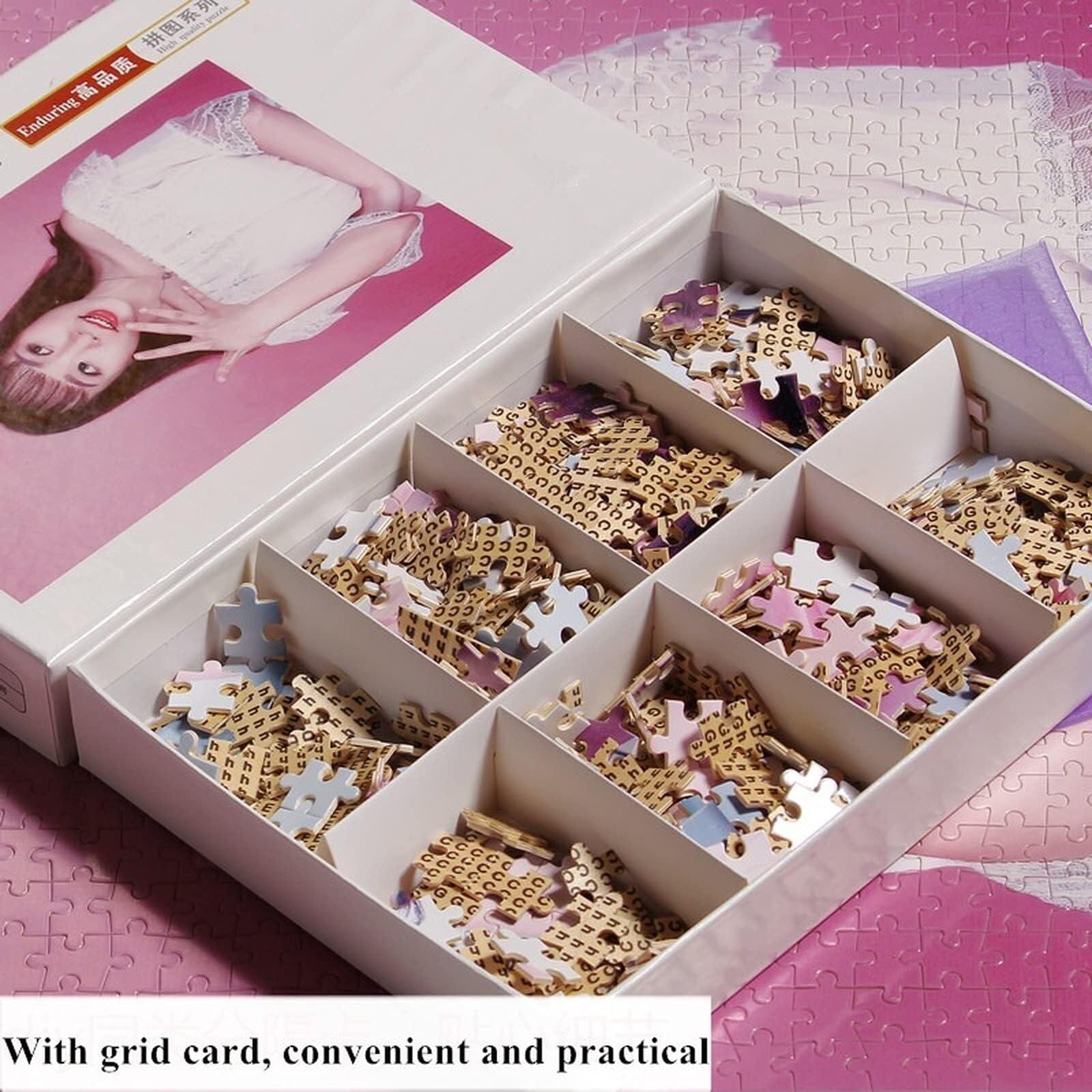 LCPKUTTR Design Personalized Puzzles,Custom Puzzle from Picture Create Your Own Puzzle from Photo - 500/1000 Pieces - DIY Custom Made Photo Puzzles Family Fun, & Stress Relief BD-10402 ( Size : 1000pcs )