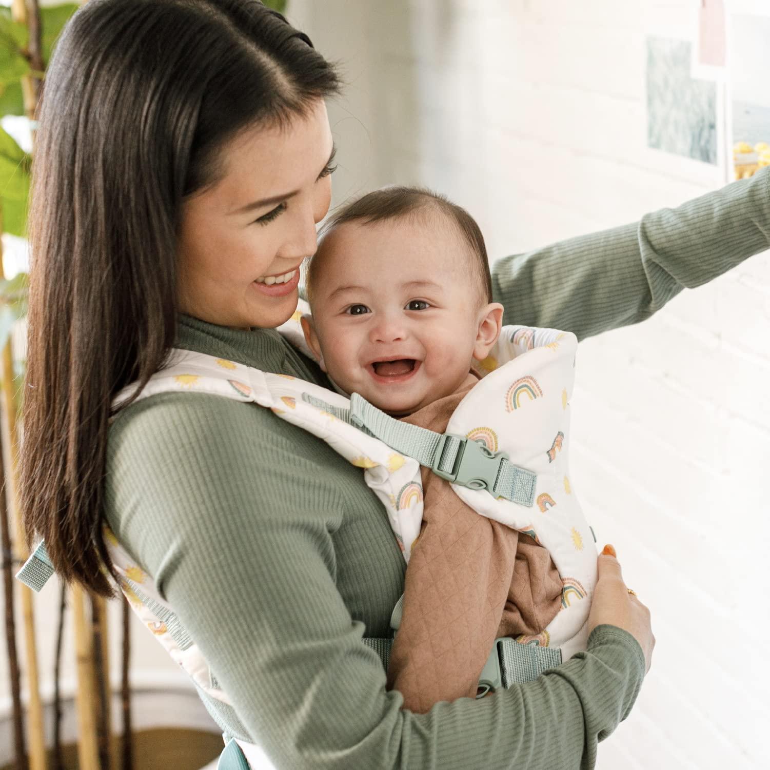 Infantino Infantino Flip Advanced 4-in-1 Carrier - Ergonomic, Convertible, face-in and face-Out Front and Back Carry for Newborns and Older Babies 8-32 lbs, Rainbow