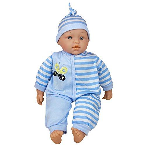 Lissi Dolls Talking Baby 16 Inches Blue