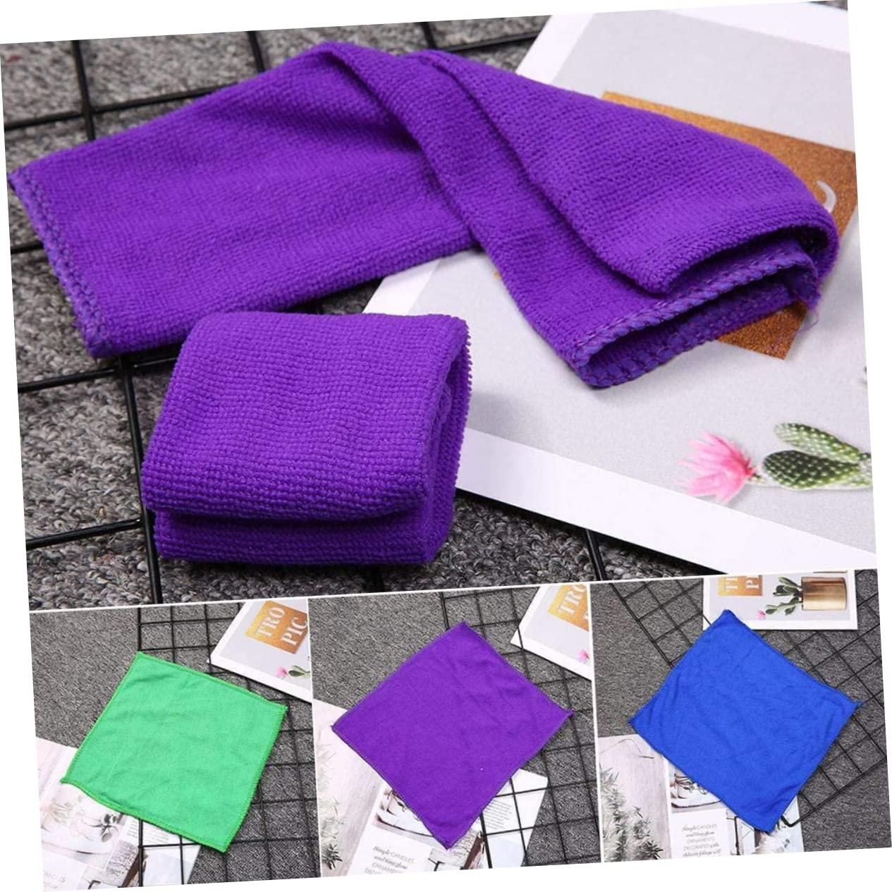 Beatifufu Beatifufu 16pcs Car Microfiber Cleaning Cloth Baby Washcloth Towel Small Handkerchief Car Cleaning Cloth Baby Towls Microfiber Duster Cloth Microfiber Washcloth Scarf Travel
