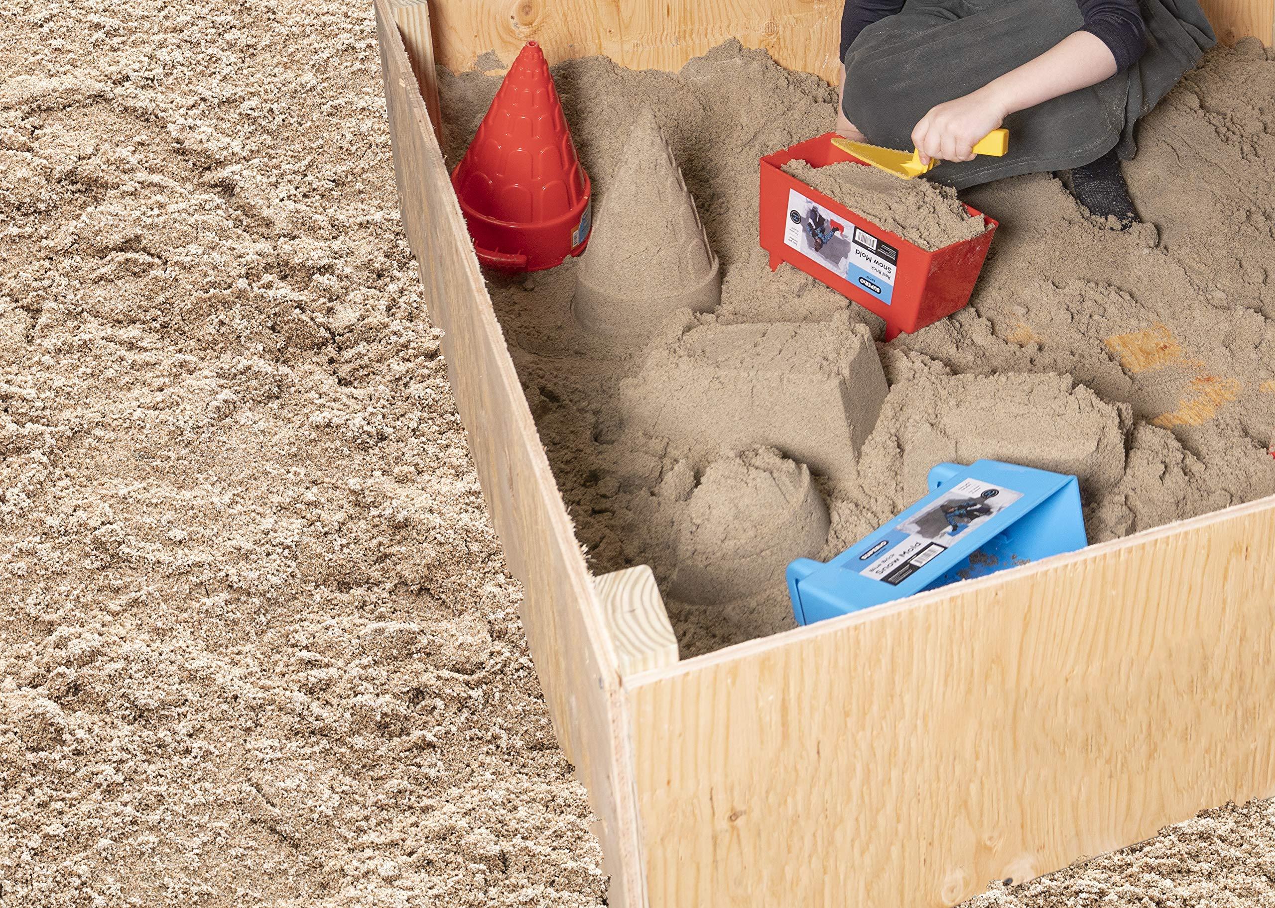 Superio Superio Snow Brick Maker Igloo Fort Block Form Outdoor Winter Snow Toys Sand Castle Building Kit for Adults and Kids Sandbox, Beach, Sand Toys (Red, 2)