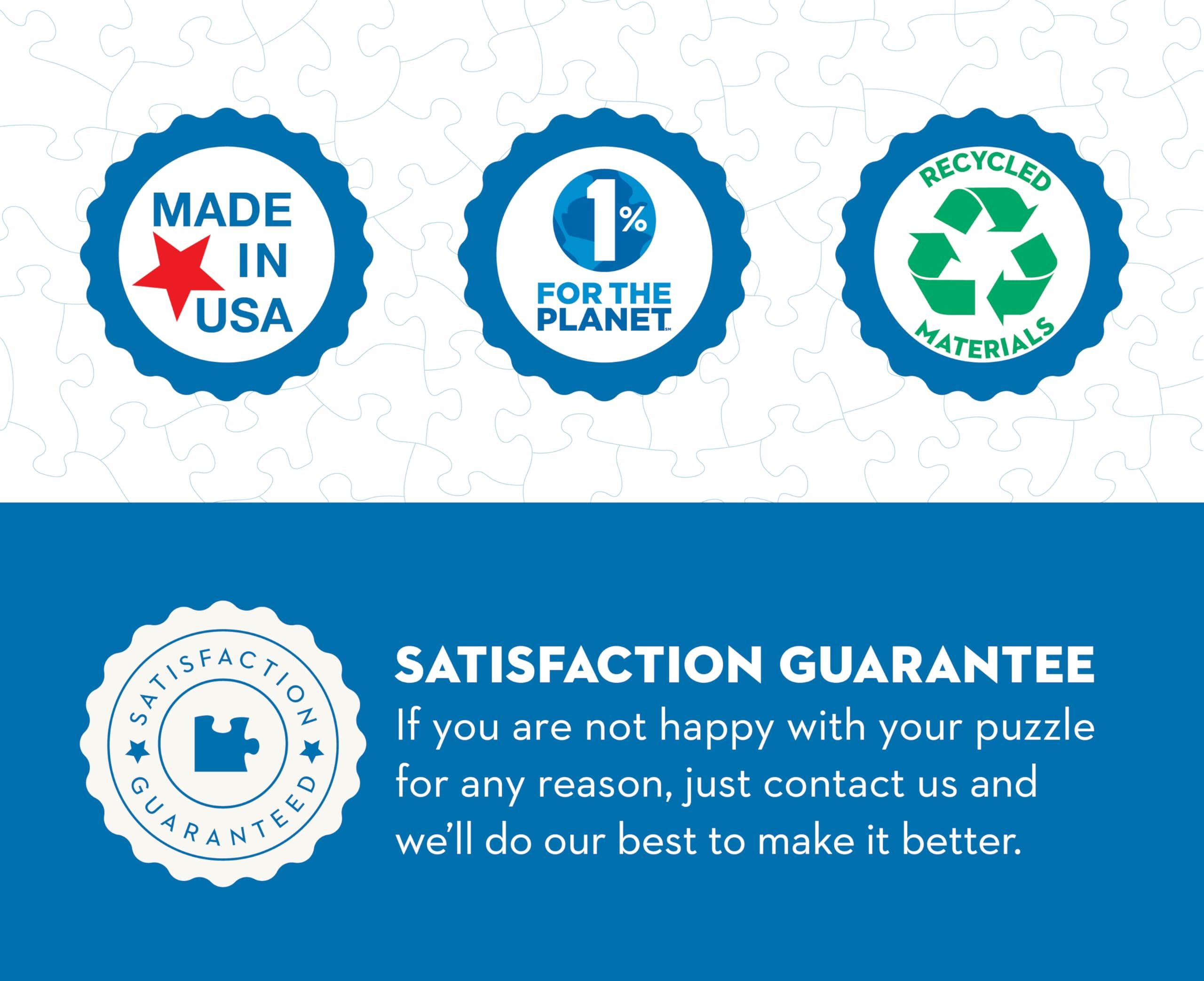 New York Puzzle Company New York Puzzle Company - New Yorker Ultimate Destination - 1000 Piece Jigsaw Puzzle for Adults by Jacques de Loustal