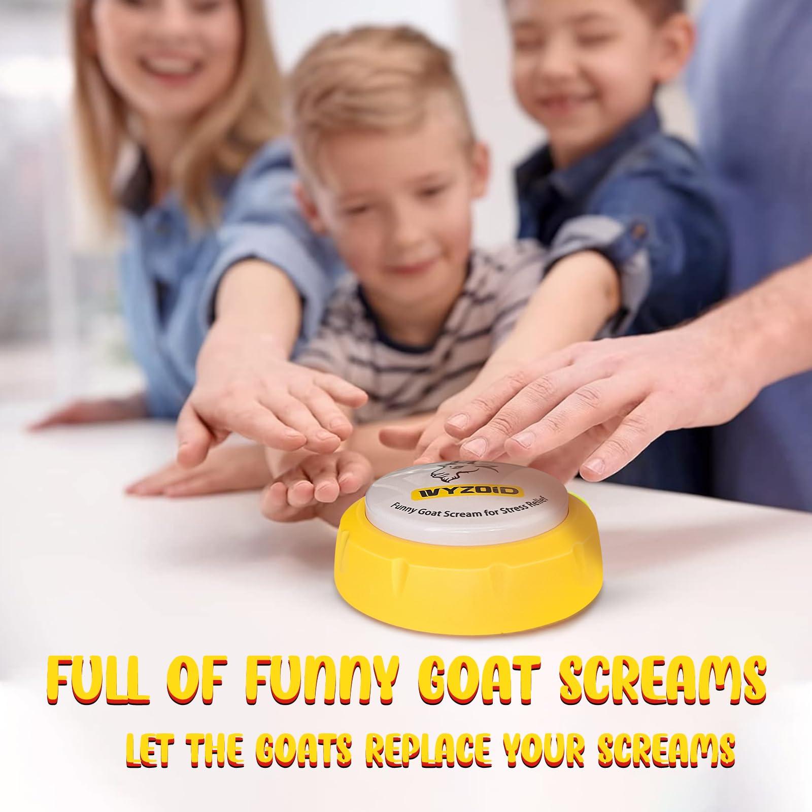 WYZOID WYZOID Screaming goat, Screaming Desk Toy Talking Button,Make Funny Screaming Goat - Provide Interesting Gifts for Friends and Colleagues