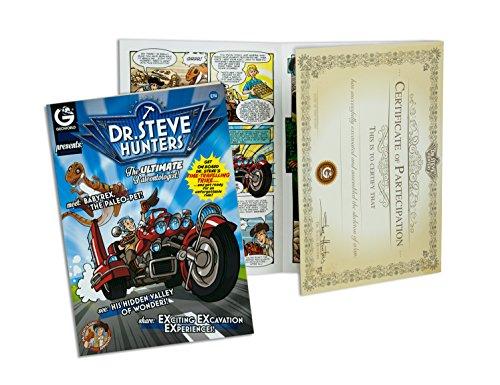 Geoworld Unbekannt Geoworld 625310 – Dr. Steve Hunters: Dinosaur Excavation Kit Stegosaurus Skeleton – Age 6 +, Size: 28 cm