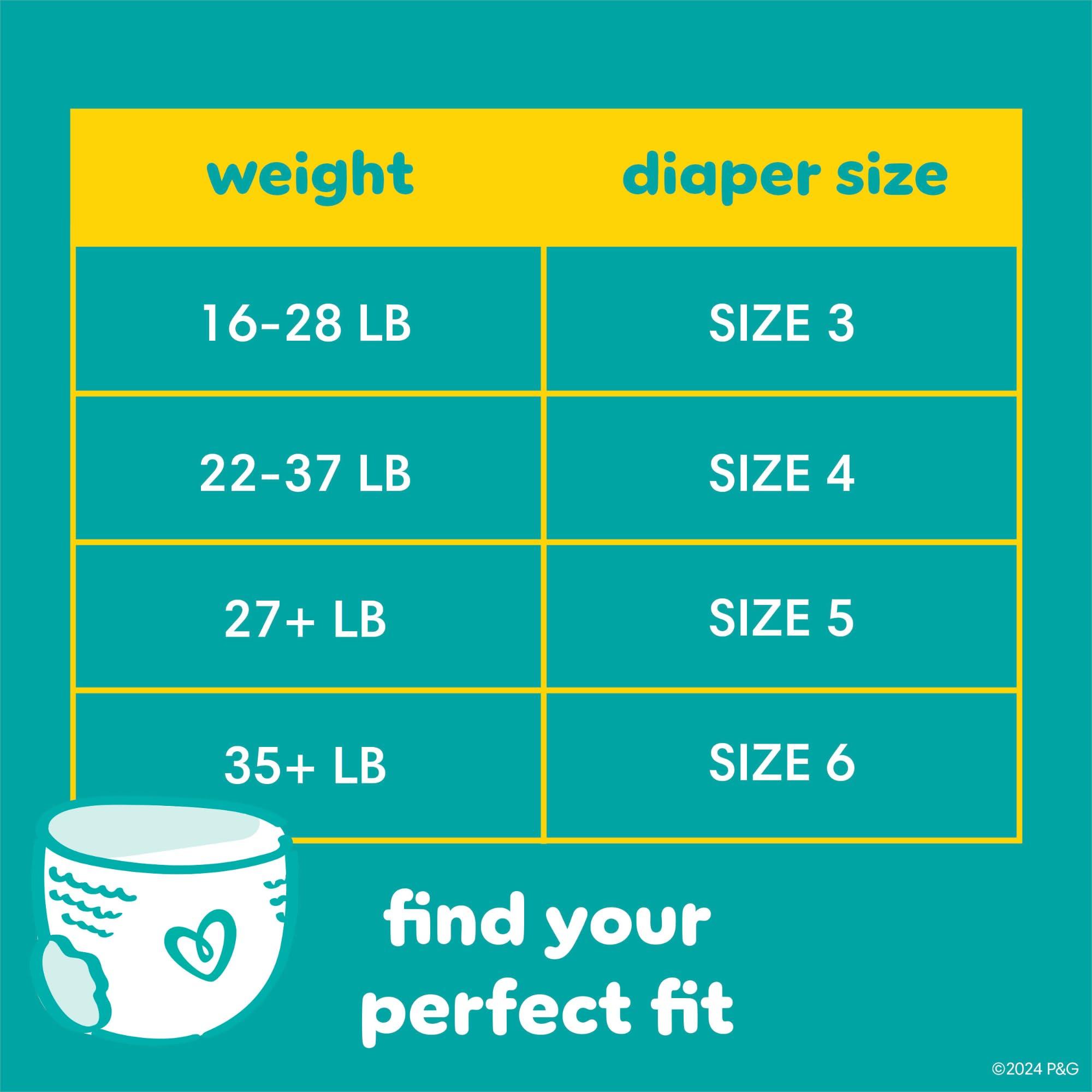 Pampers Pampers Diapers - Swaddlers 360 - Size 3, 156 Count, for up to 100% Leakproof Premium Skin Protection