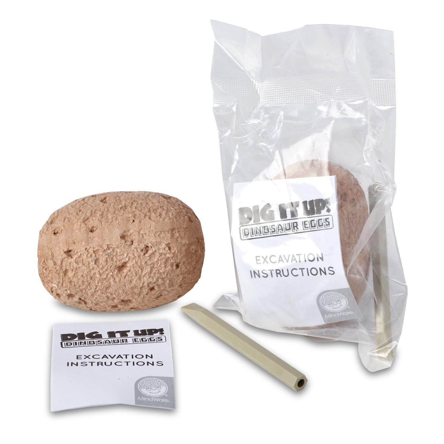 MindWare MindWare Dig It Up! Dinosaur eggs excavation kit