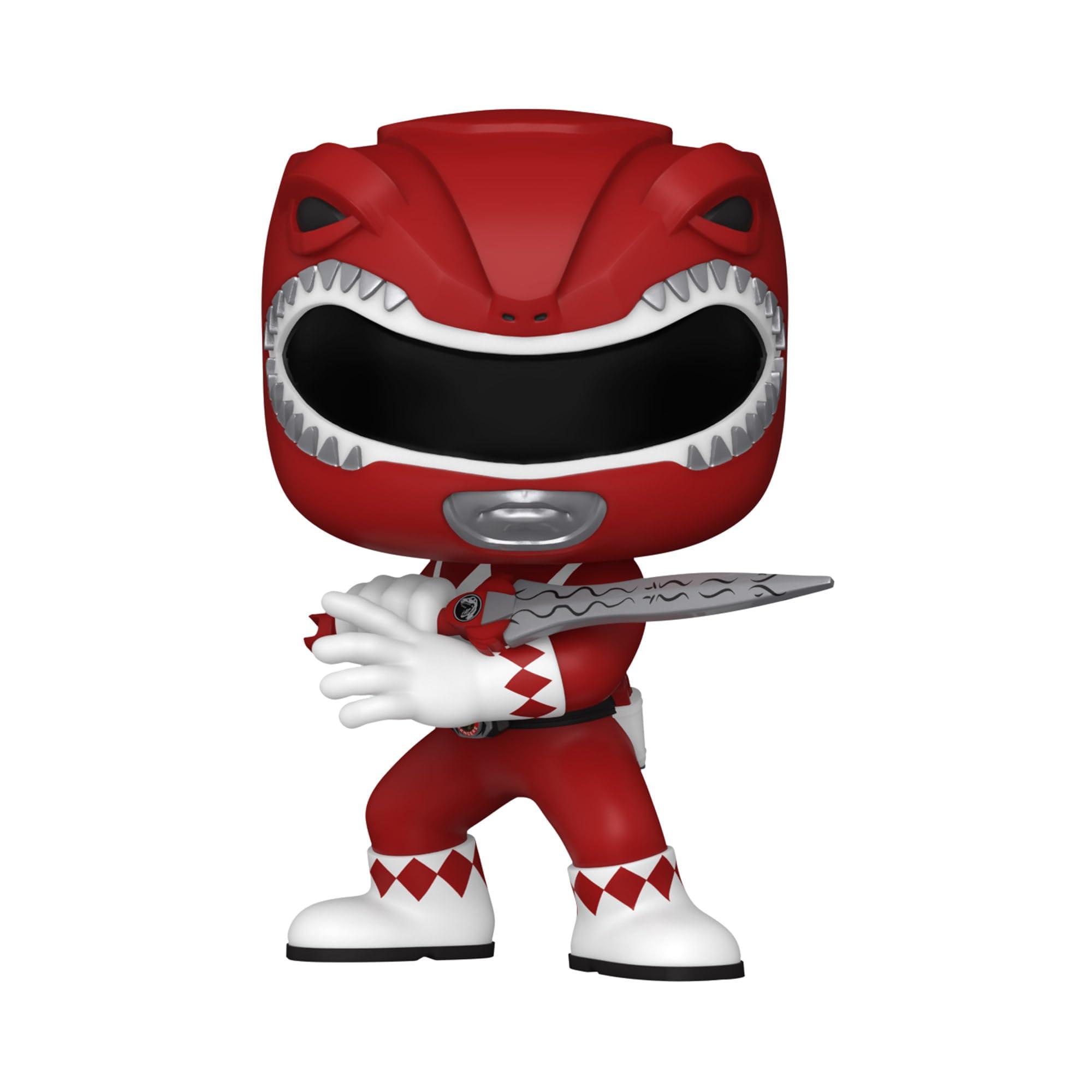 Funko Funko POP! TV: Mighty Morphin Power Rangers 30th Anniversary - Red Ranger - Power Rangers TV - Collectable Vinyl Figure - Gift Idea - Official Merchandise - for Kids & Adults - TV Fans