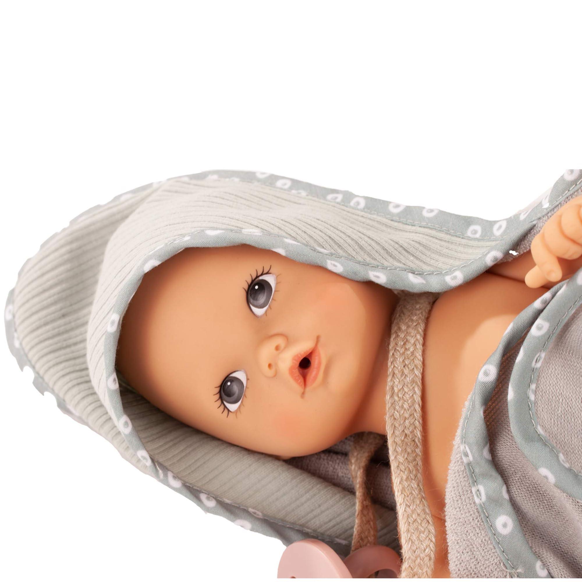 Gtz Gotz Aquini 13\" Avacado Girl Drink & Wet Bath Baby Doll with Pacifier, Towel and Potty