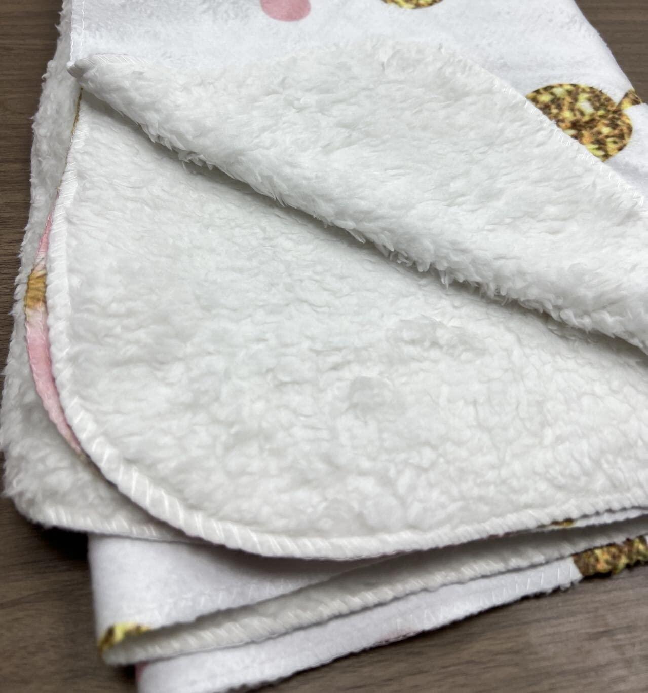 Deven Deven Personalized Sherpa Fleece Baby Blankets for Boys,Girls,Frog Patchwork Quilt,Custom New Born Receiving Blanket with Name for Baby Shower 50x60 in Gift