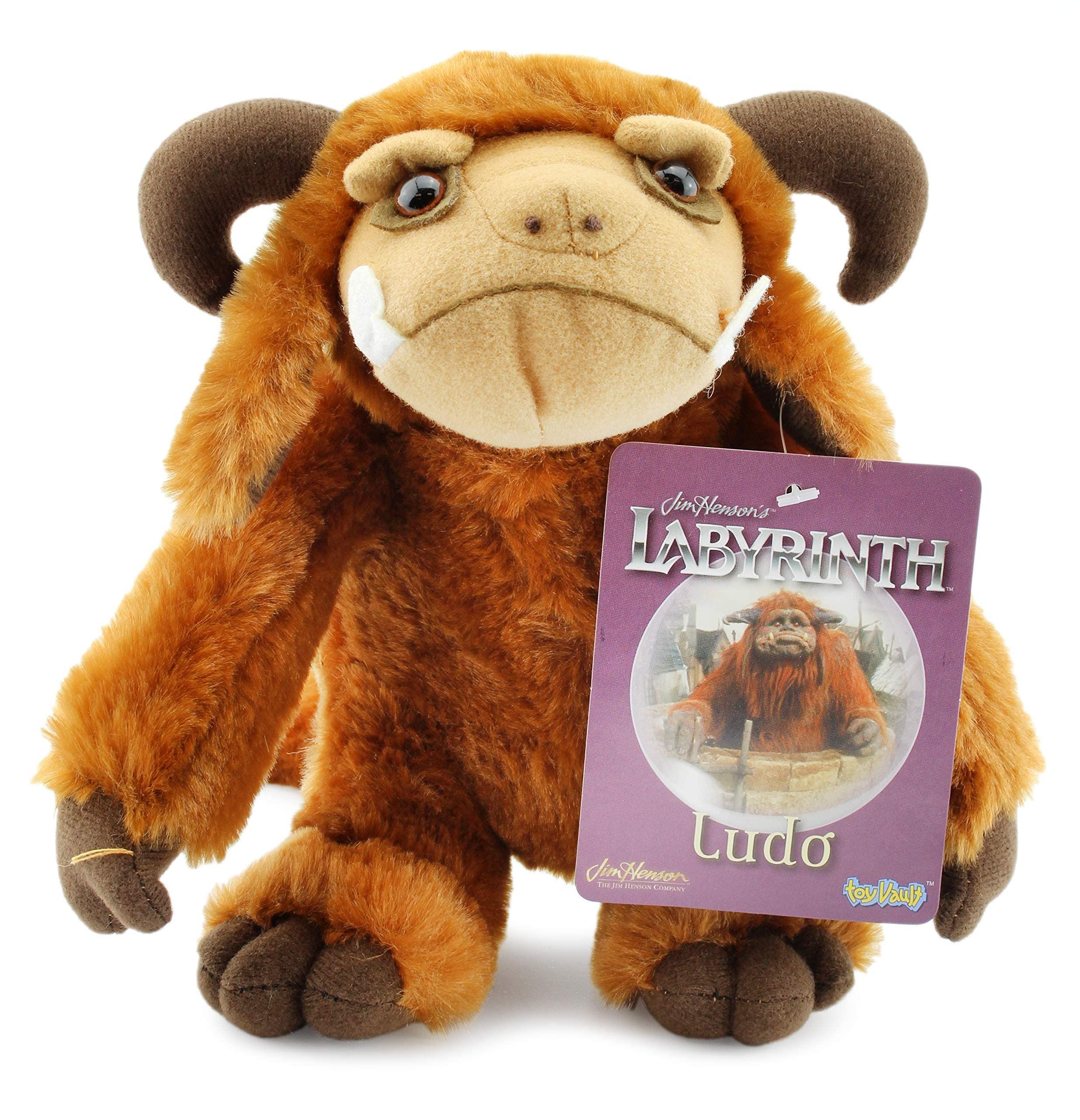 Toy Vault Toy Vault Labyrinth Ludo Plush, Stuffed Figure from Jim Henson's Labyrinth Movie