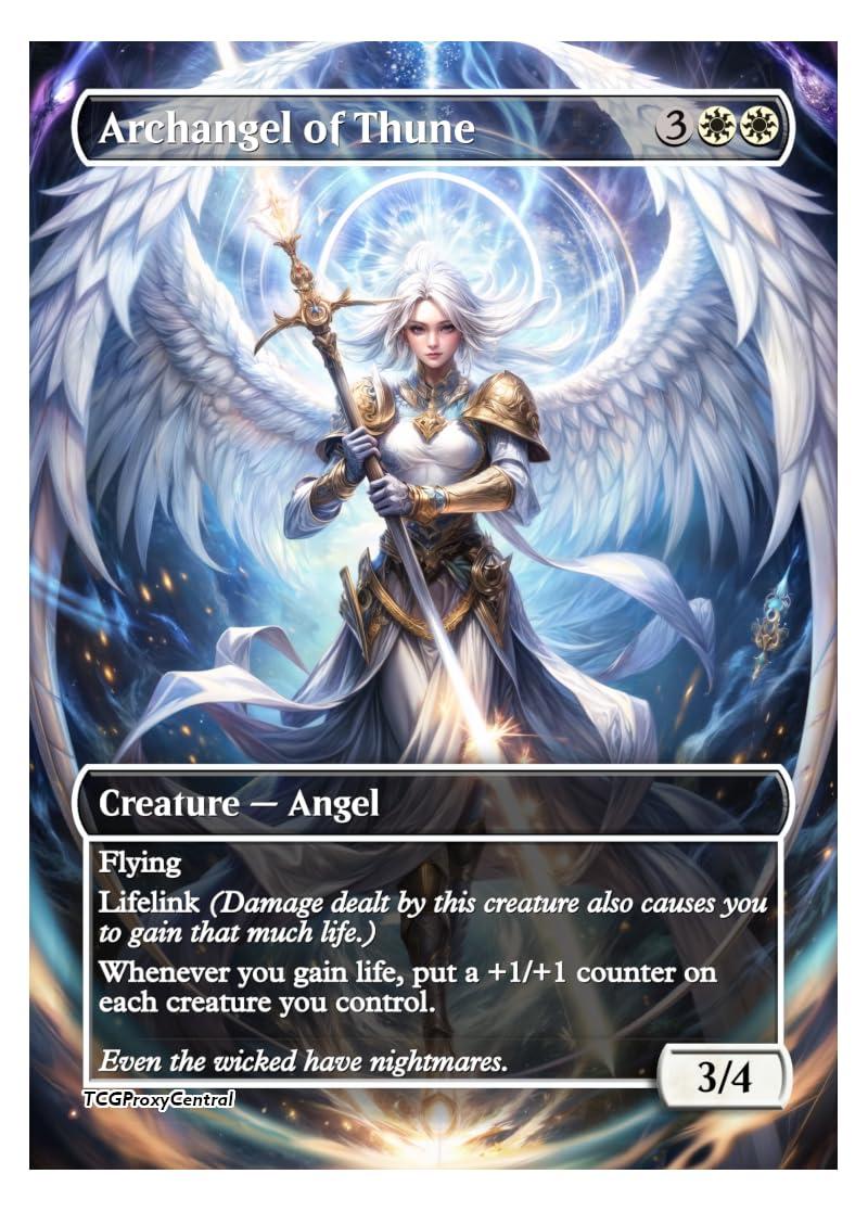 Generic 4x | Archangel of Thune | Anime | Full Art | Foil or Non-Foil (Non Foil)
