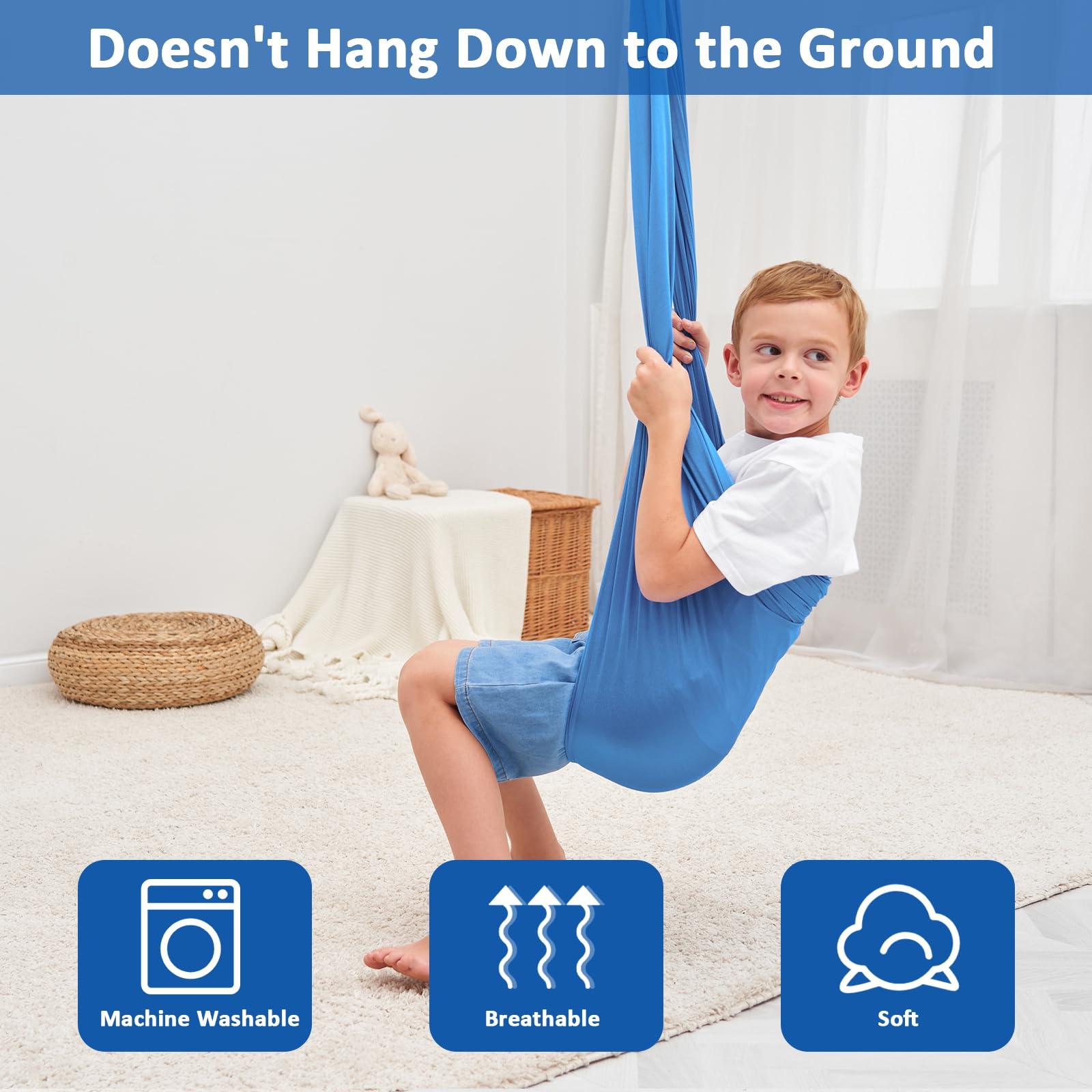 YAERSI Sensory Swing,Therapy Swing for Kids with Special Needs (Hardware Included),Sensory Swing for ADHD, Autism, Sensory Processing,Therapy Swing