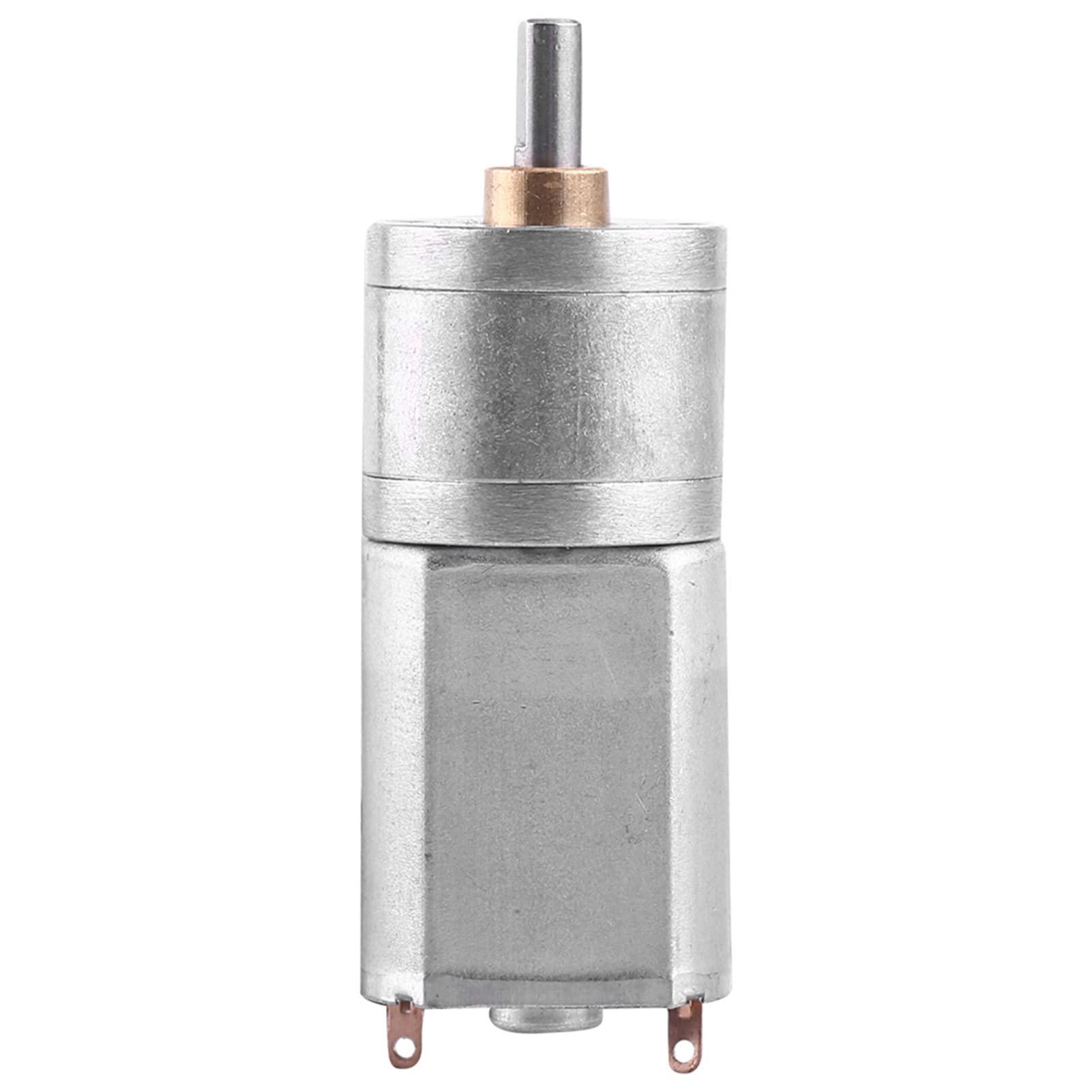 flexman DC 12V Gear Motor, High Torque Less Noise Electric Gear Reduction Motor for Reduce Speed in a Series of Gears Outer Diameter 20MM(12V 15RPM)