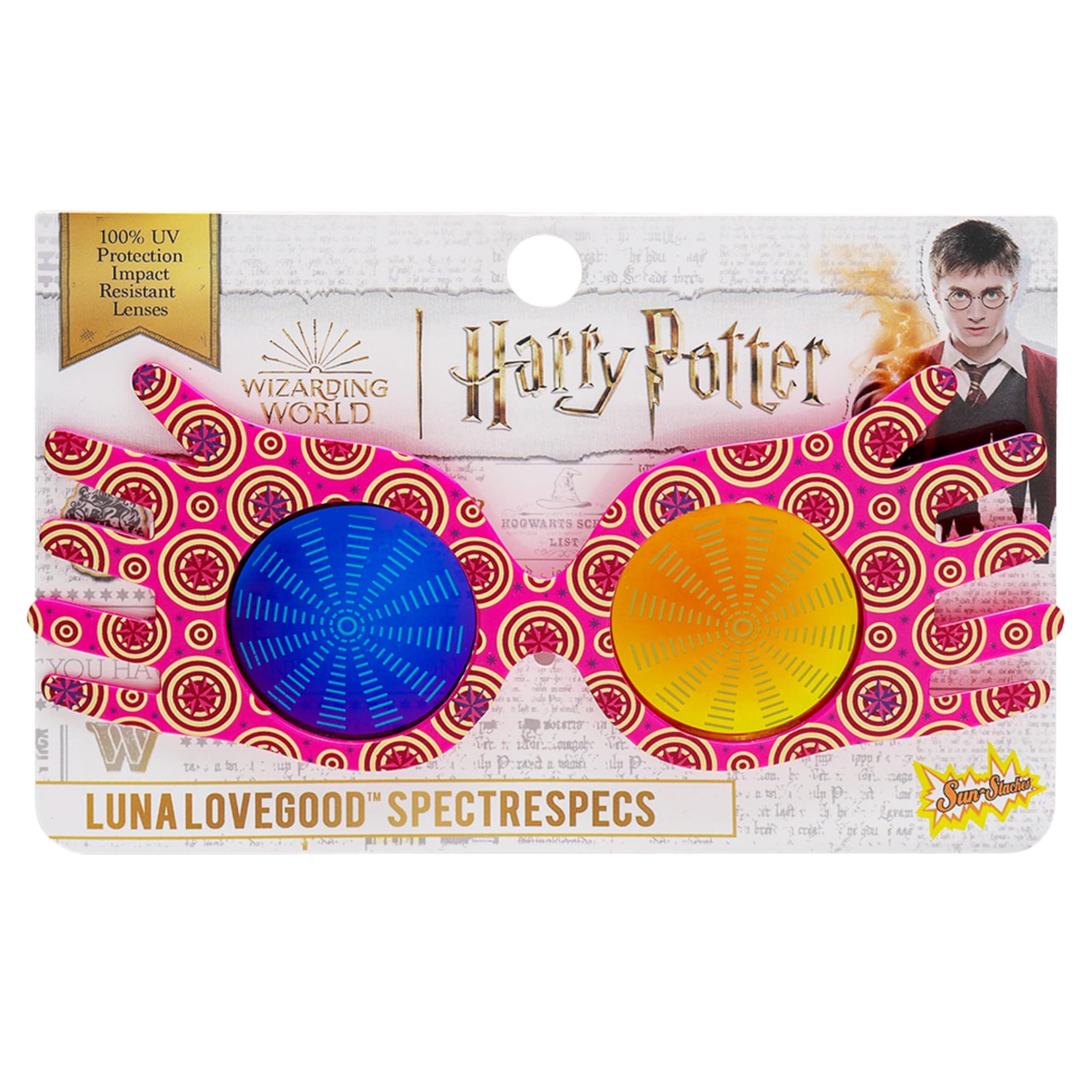 Sun-Staches Sun-Staches Luna Lovegood Spectrespecs | Official Wizarding World Sunglasses | Harry Potter Costume Accessory | UV400 Lenses | One Size Fits Most
