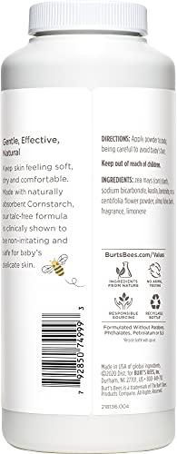 Burt's Bees Burt's Bees Baby Powder, Hypoallergenic Dusting Powder, Non-Irritating, Calming Skin Care, All Natural, Talc Free,7.5 Ounce (Pack of 3)