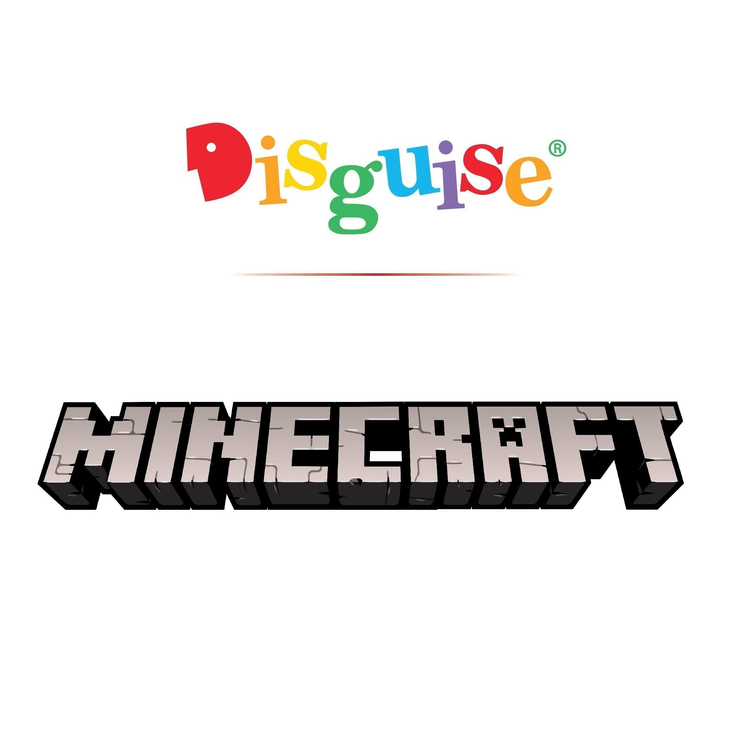 Disguise Disguise Herobrine Steve Costume, Official Minecraft Deluxe Kids Costume with Mask, Size (4-6)