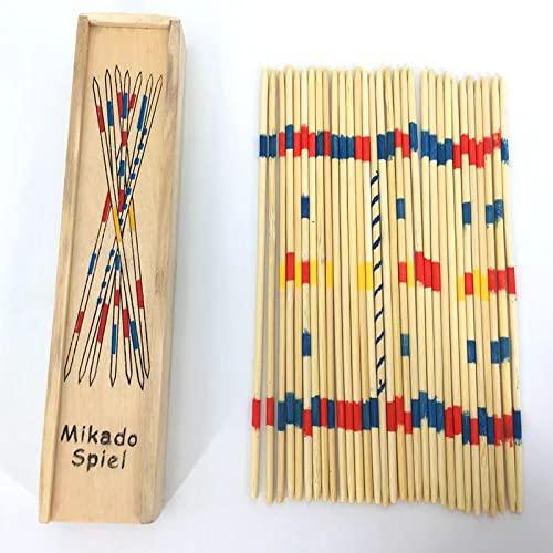ton hao ton hao Fun Game Stick + Wooden Maze Parent-Child Game Pick Stick Color Wooden Children Pick Pick Stick Wooden Scatter Stick Toddler Puzzle Scatter Stick (Bowling)