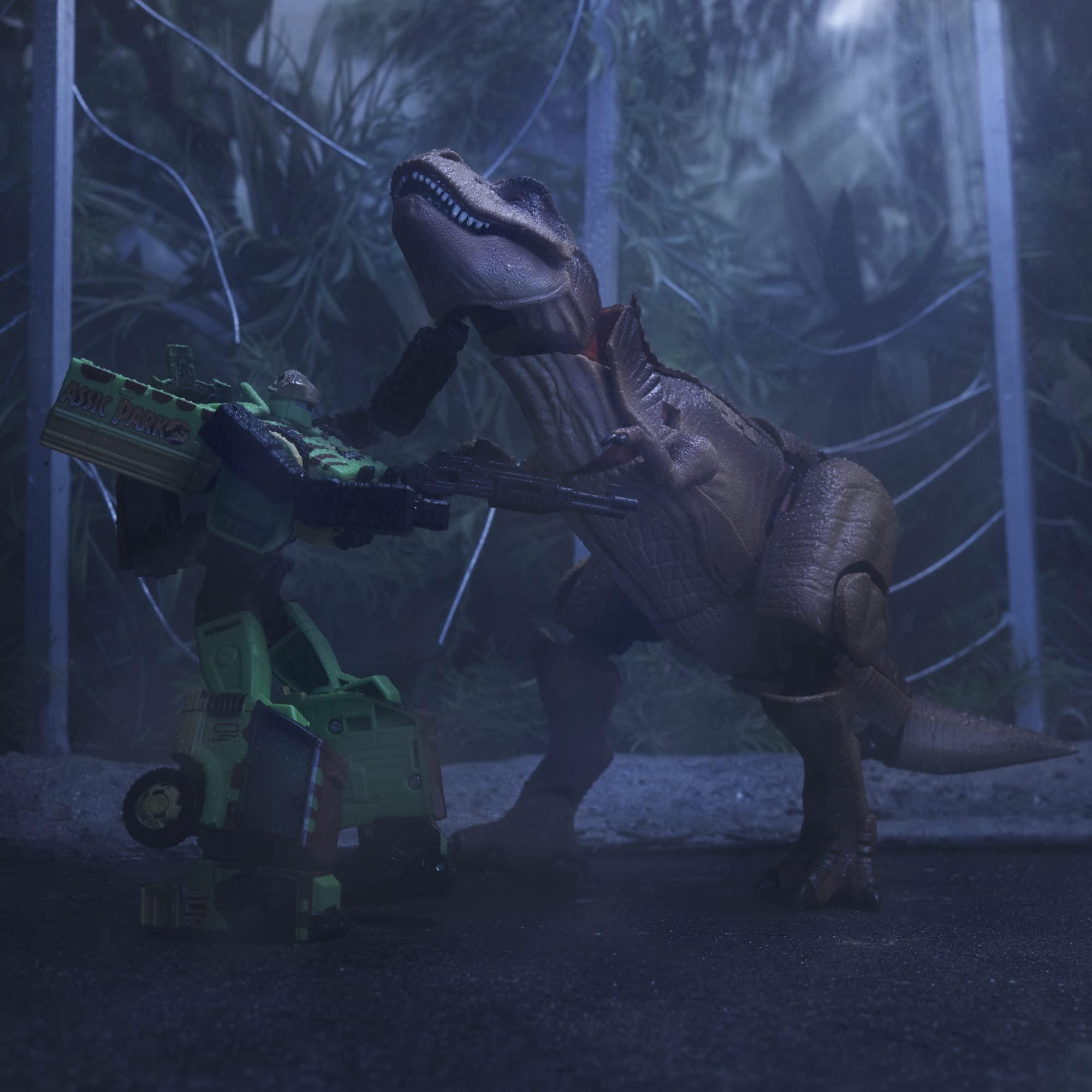 Transformers Transformers Generations - Transformers Collaborative: Jurassic Park Mash-Up, Tyrannocon Rex & Autobot JP93, Ages 8 and Up