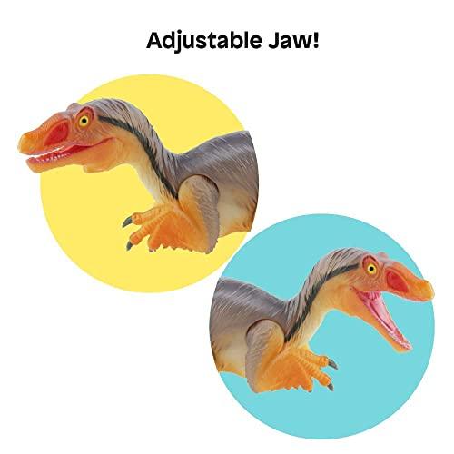 Boley 4 Pack Jumbo Dinosaur Toys - Educational Plastic Dinosaur Set For Kids Birthday Gifts