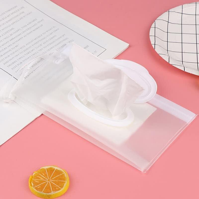 Weicoca Wet Wipe Dispenser- Baby Wipe Case Travel Holder Keeps -Refillable Wet Wipe Holder- Dispenser Container Diaper Wipe Holders Travel Wet Wipe Pouch Case