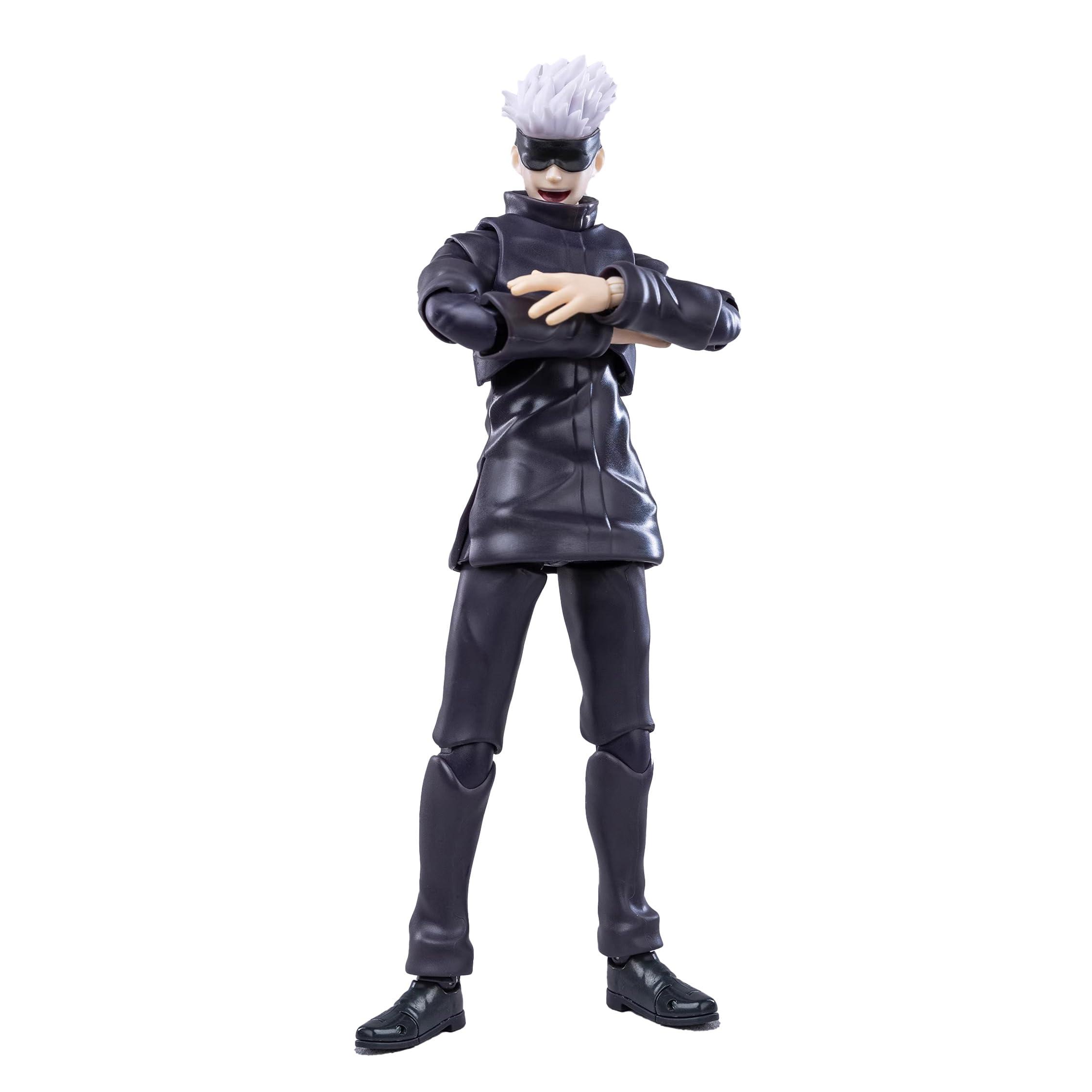 QAHEART QAHEART Fushiguro Megumi Action Figure, 18cm Anime JJK Figure Model Statue Movable Figure, Changeable Face Handmade Collectible Desktop Decoration Gifts for Fans