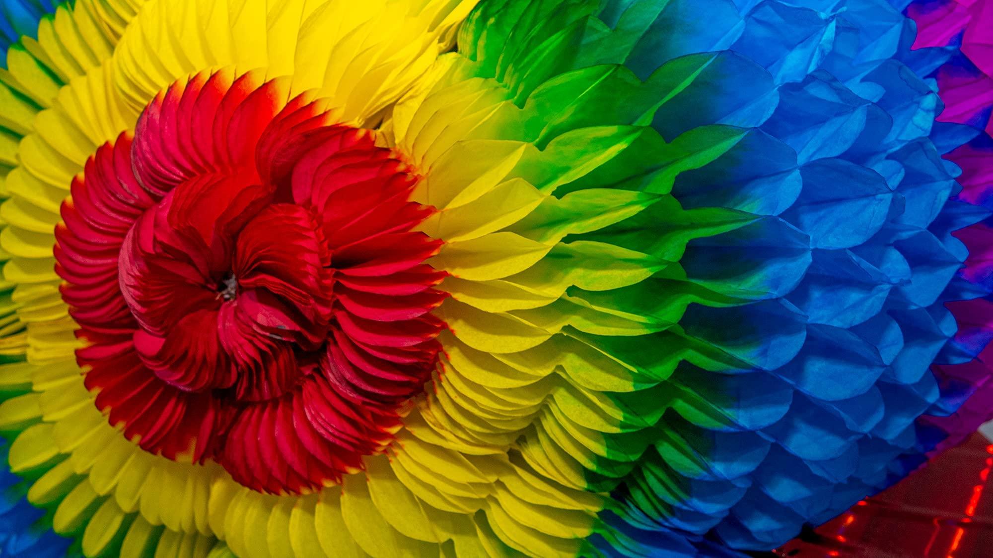 Celly Party Giant Extra Large Pinata,52 Inch Large Really Big Star Piata Mexicana, Dia de Los Muertos,Huge Colorful Foldable Pinata