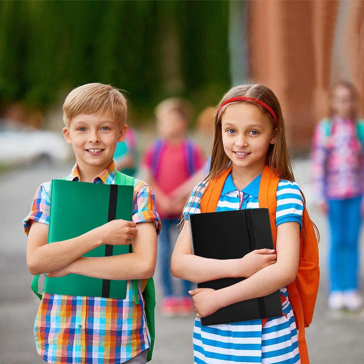 PKMLIFE PKMLIFE Trading Card Binder Holder, 9 Pocket Album Sleeves for Baseball Yugioh MTG TCG Cards, Collection Card Best Protection, 20 Pages Put up to 360 Cards(Greem)