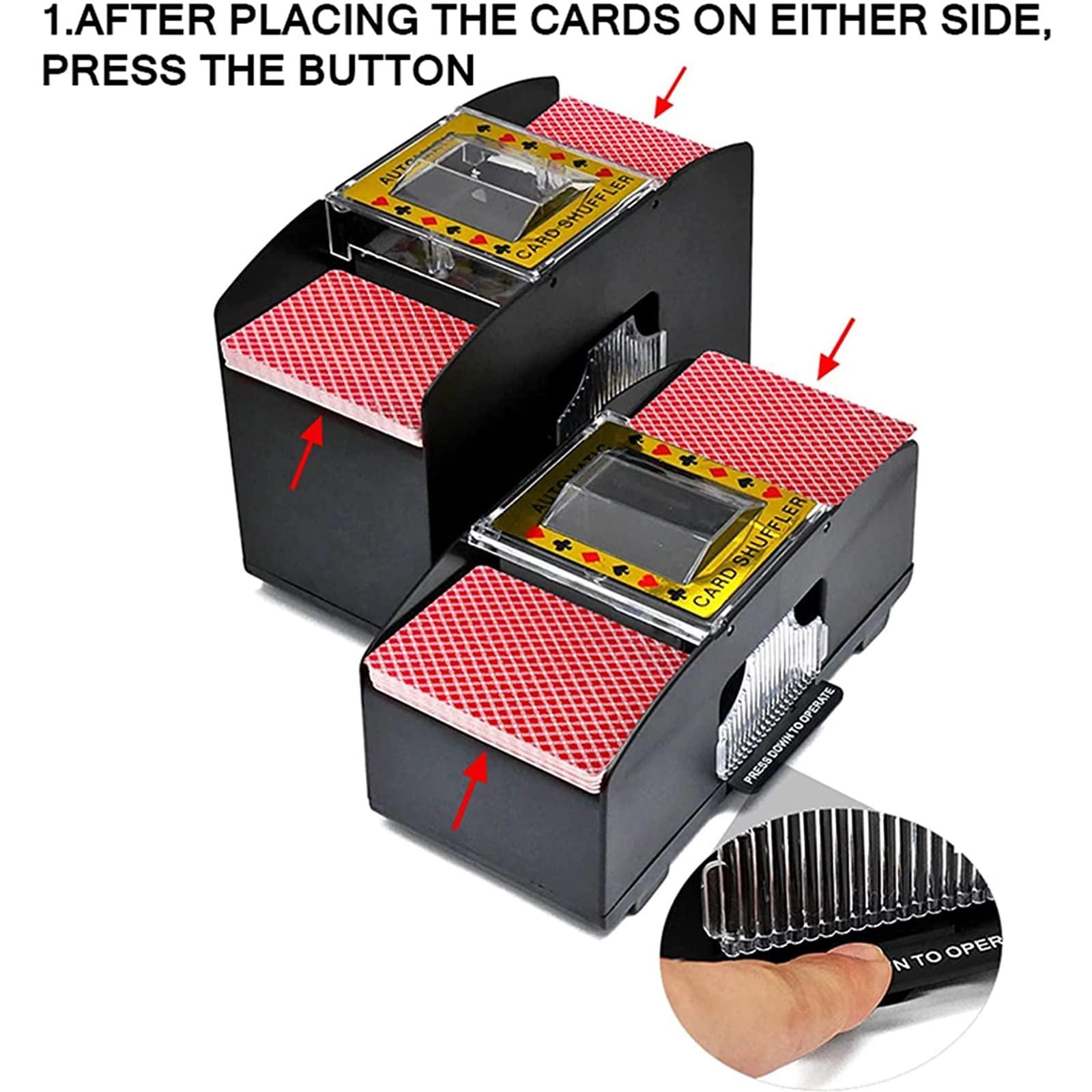 Lxwyq Automatic Card Shuffler, Mlangeur automatique de cartes, distributeur de cartes lectriques prenant en charge diverses mthodes de jeu personnalises pour jeu de cartes jouer, UNO, poker, jeux de c