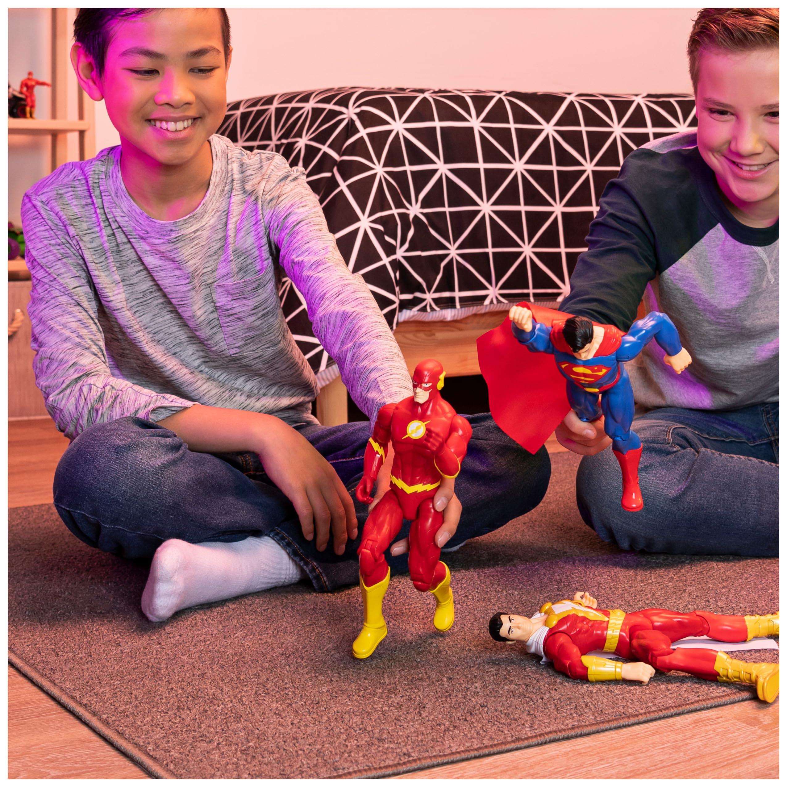 DC Comics DC Comics The Flash Collectible Action Figure, 12 Inches Tall, 11 Articulation Points, Red Suit, Action Poses, Children\'s Toy