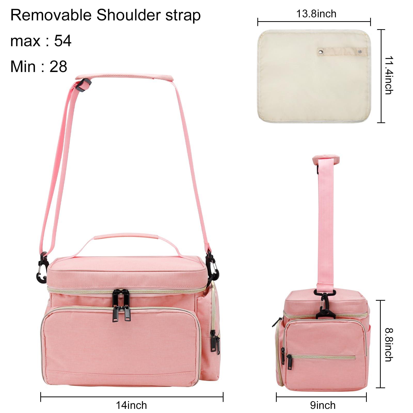 GDNasist GDNasist Breast Pump Bag for Spectra S1 and S2, Pumping Bag with Waterproof Mat for Pump Accessories, Pump Bag for Work, Travel and Family Use