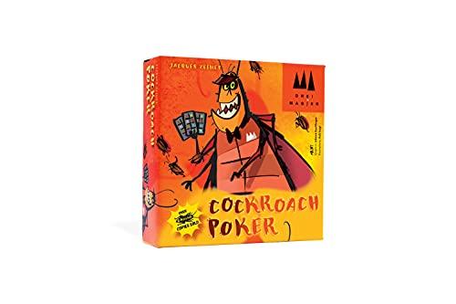 Coiledspring Games Coiledspring Games Schmidt | DMS Cockroach Poker English Edition | Card Game | Ages 8+ | 2-6 Players | 15 Minutes Playing Time