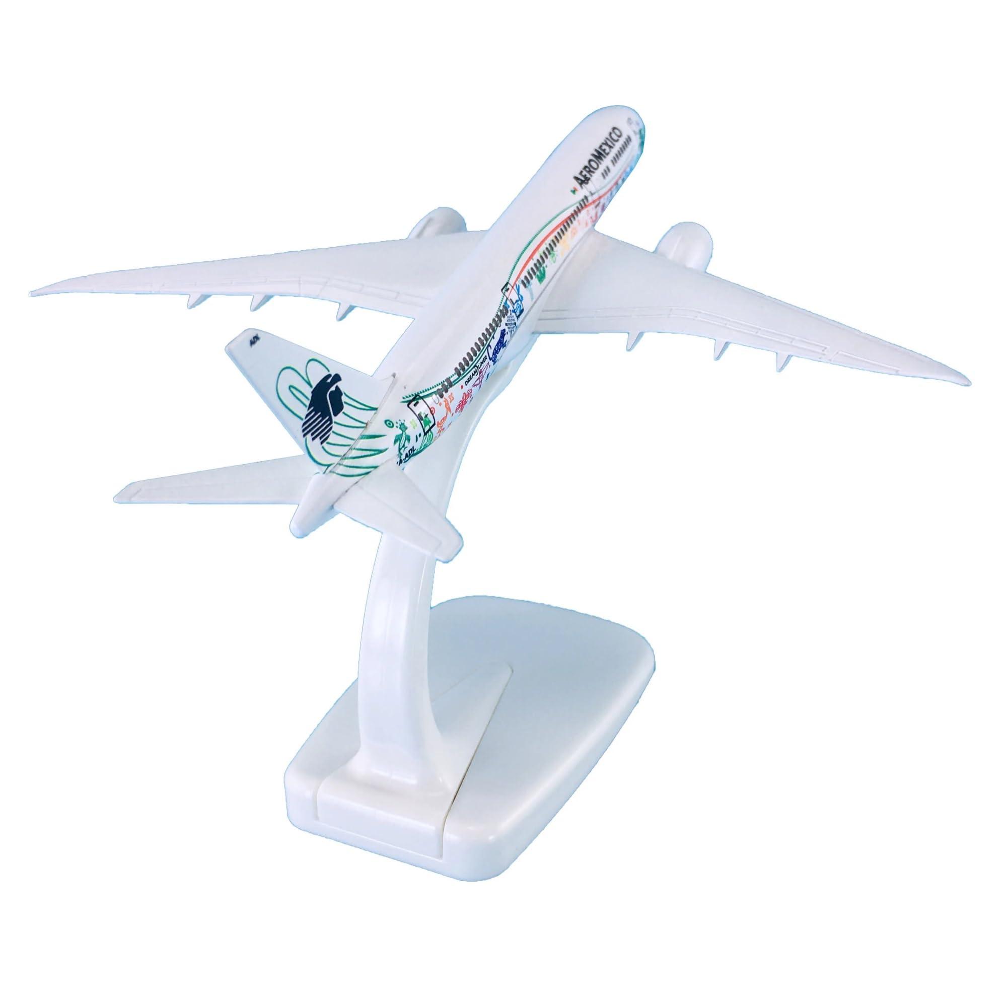 WJXBBON WJXBBON for Aeromexico Airplane Model Aircrafts Boeing B787-9 Plane Model