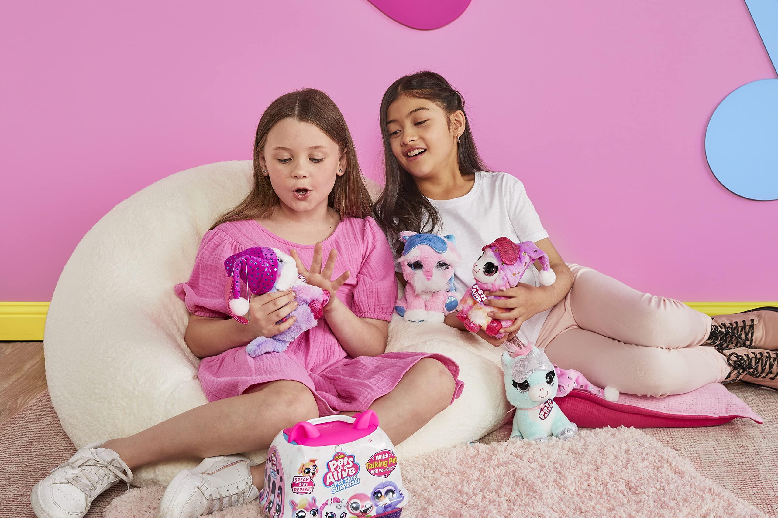 Pets Alive Pets Alive Pet Shop Surprise Toys by ZURU - Interactive Toys with Electronic \'Speak & Repeat\', Animal Playset Puppy Gifts for Girls and Kids (Series 2)