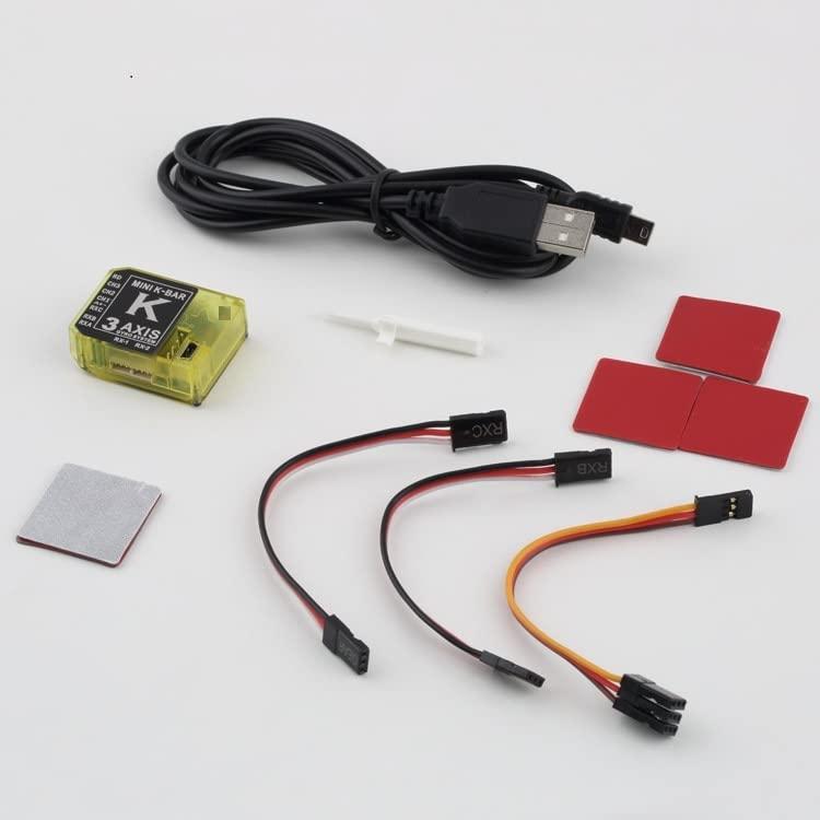 ToysCentral Basics Kbar K8 3 Axis Gyro Flybarless Three-axis Gyroscope PK VBAR B8 for Mikado VBAR for 450 RC Helicopter