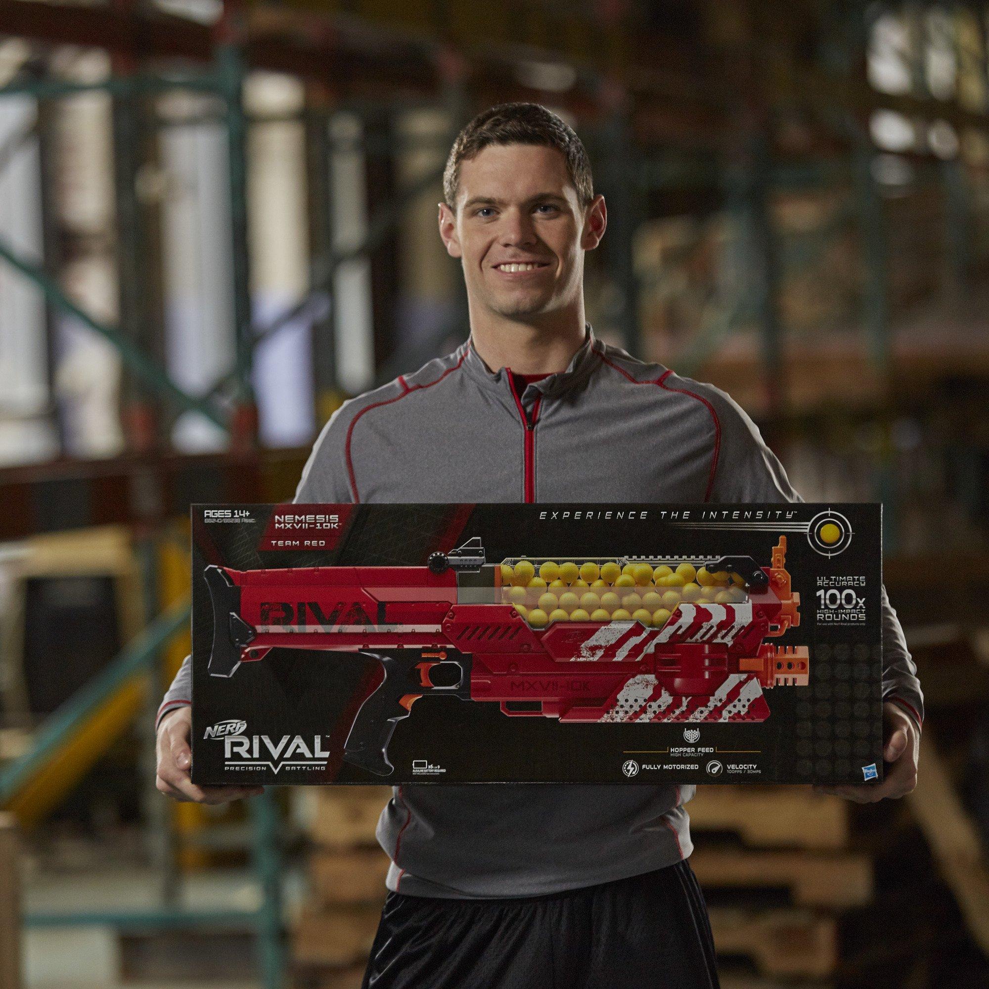 NERF Nerf Rival Nemesis MXVII-10K, Red (Amazon Exclusive)