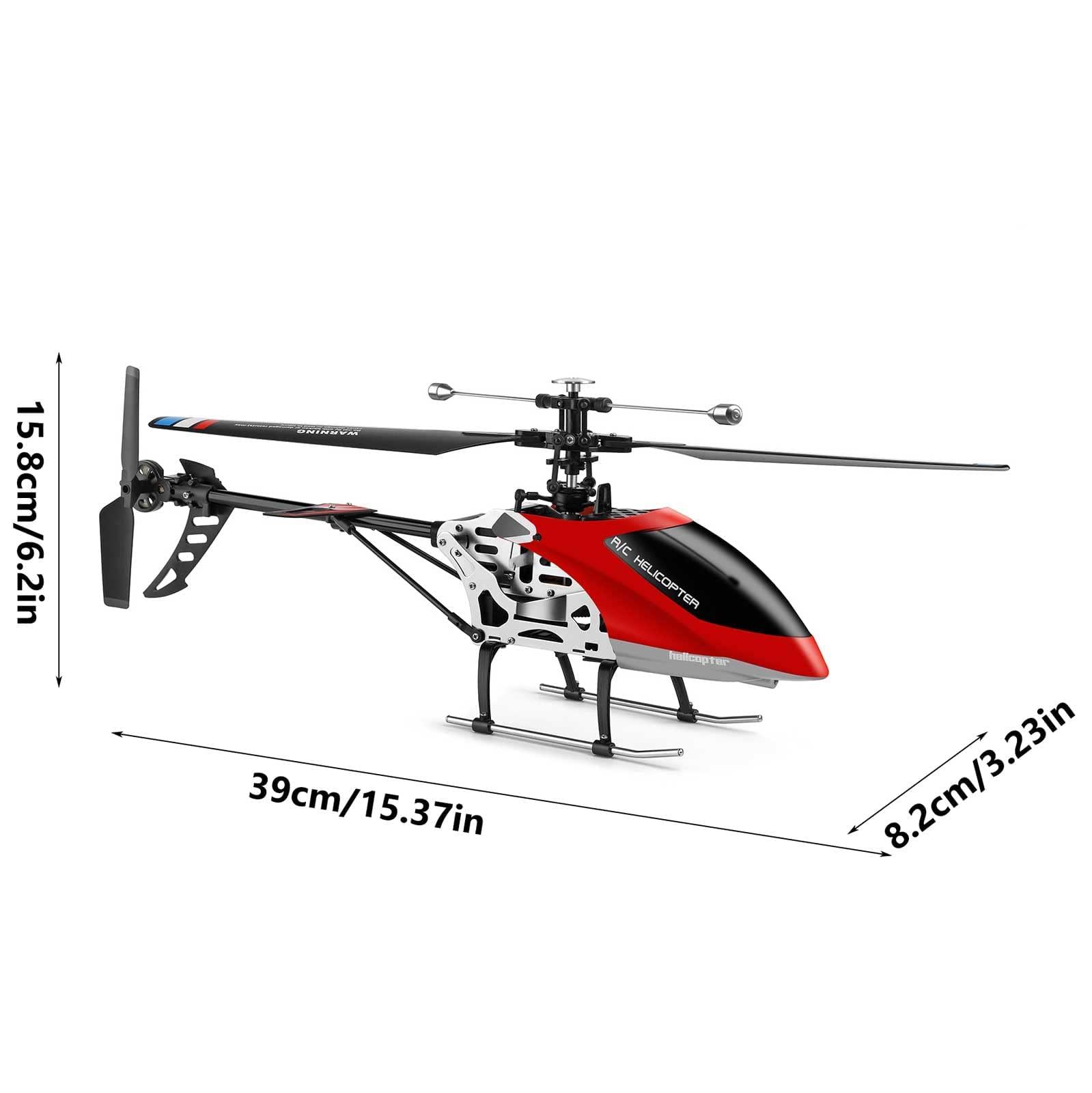 QIYHBVR QIYHBVR Remote Control Helicopters, 4CH RC Helicopter with Altitude Hold for Adults Kids Beginners, 2.4GHz Aircraft Indoor Flying Toy with Gryo, One Key Take Off/Landing