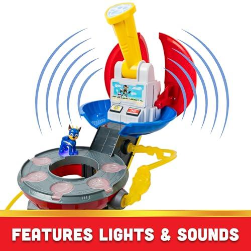 Paw Patrol Paw Patrol, Mighty Lookout Tower with 4 Exclusive Bonus Action Figures, Toy Car, Lights and Sounds (Amazon Exclusive), Kids Toys for Ages 3 and up