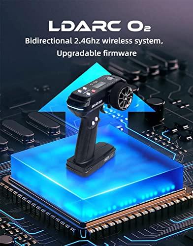 ZKSJ ZKSJ LDARC 8-Channel CT01 Remote Control Radio Transmitter and Receiver 2.4Ghz 400-Meter Signal Range Equipped with LCD Display Suitable for RC Cars/Truck/Crawler/Boats/Airplanes(Grey)