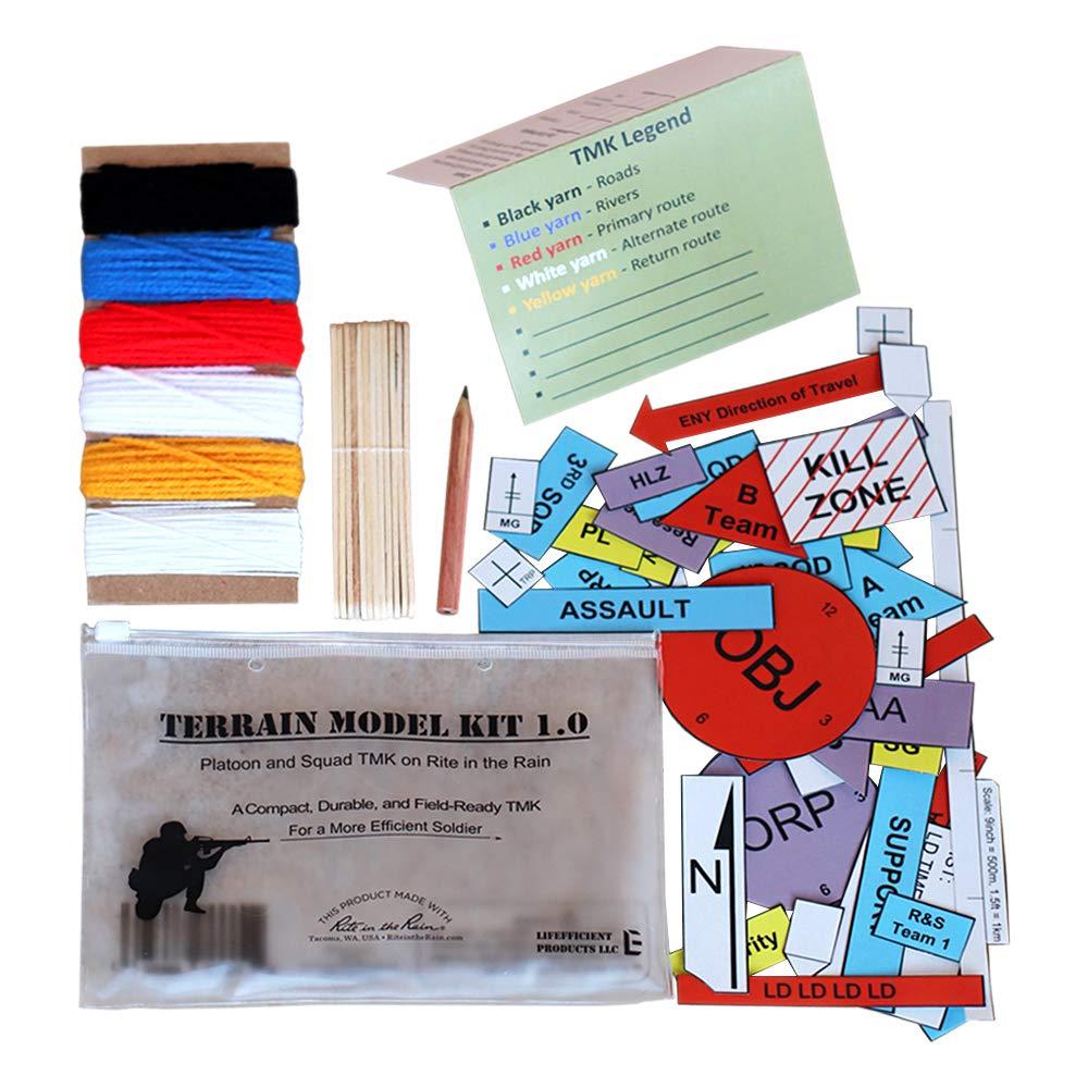 Lifefficient Products Lifefficient Products Terrain Model Kit, Platoon and Squad TMK, Army