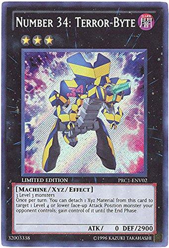 Yu-Gi-Oh! YU-GI-OH! - Number 34: Terror-Byte (PRC1-ENV02) - 2012 Premium Tin - Limited Edition - Secret Rare