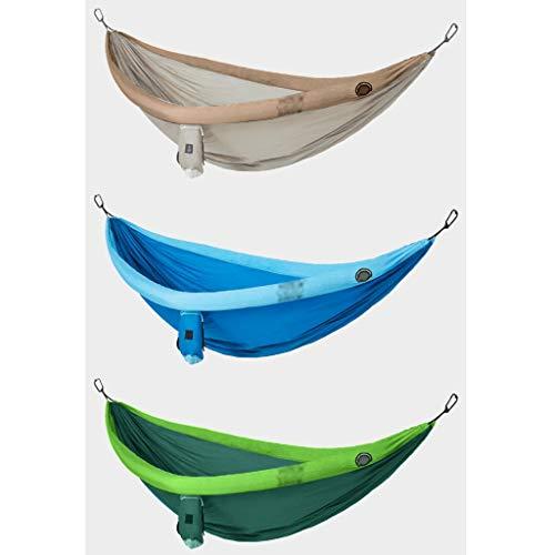 zxb-shop zxb-shop Swings Double Inflatable Outdoor Hammock Swing Anti-Rollover Wild Camping Hammock Indoor and Outdoor Hanging Chair Swing 106.5x55.1 Inches Swing Outside Toys (Color : A)