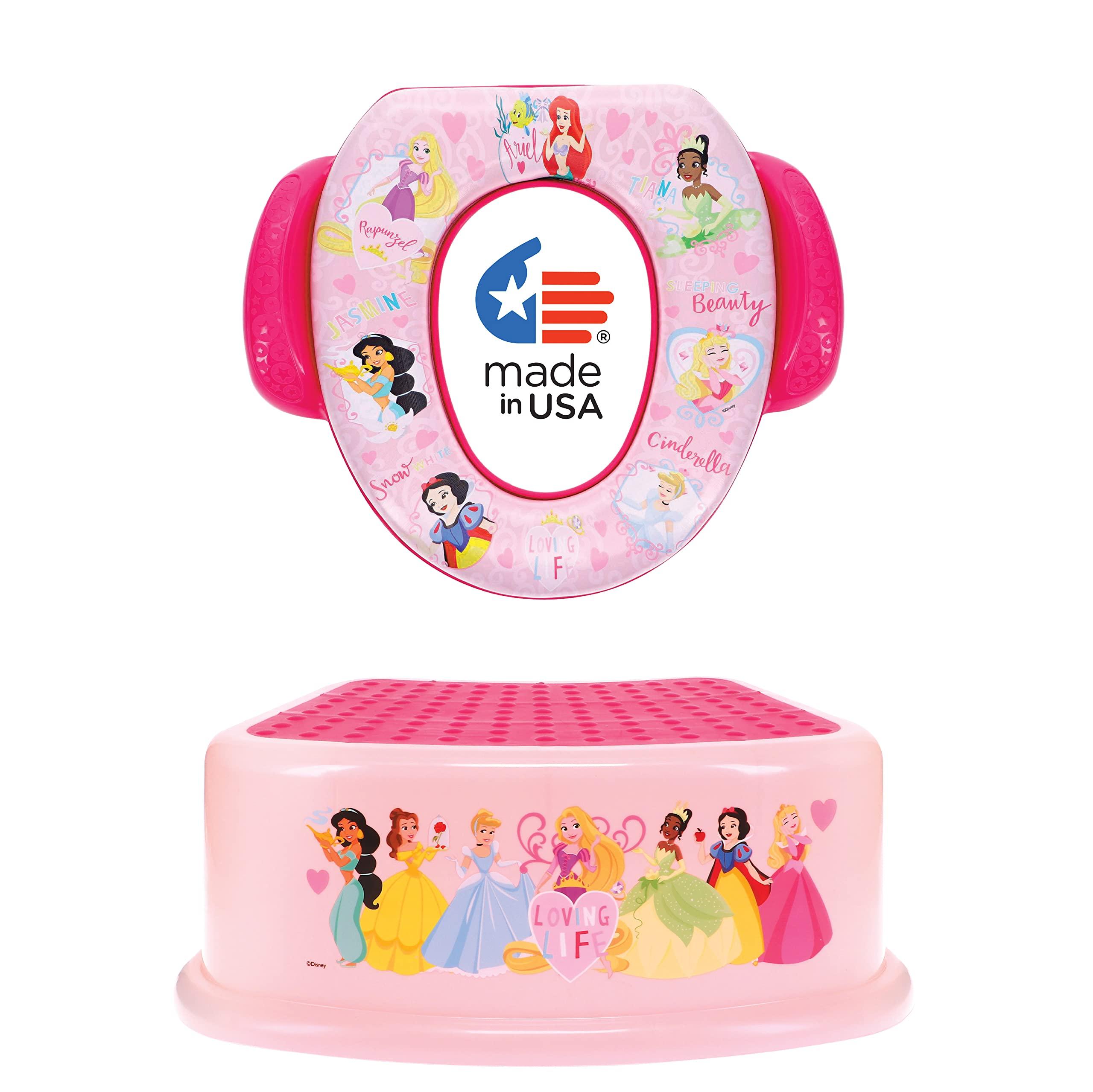 Disney Disney Princess "Loving Life" 2 Piece Essential Potty Training Set - Soft Cushion & Princess "Loving Life" Folding Potty Seat - Travel Potty Training Seat