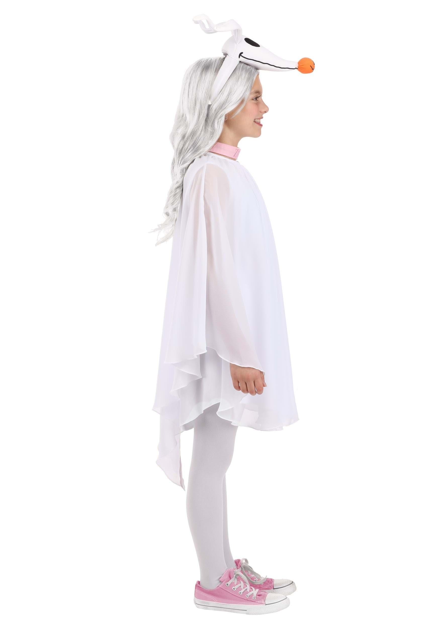 Fun Costumes Kid's Nightmare Before Christmas Zero Halloween Costume Dress | Officially Licensed Disney Costumes X-Large