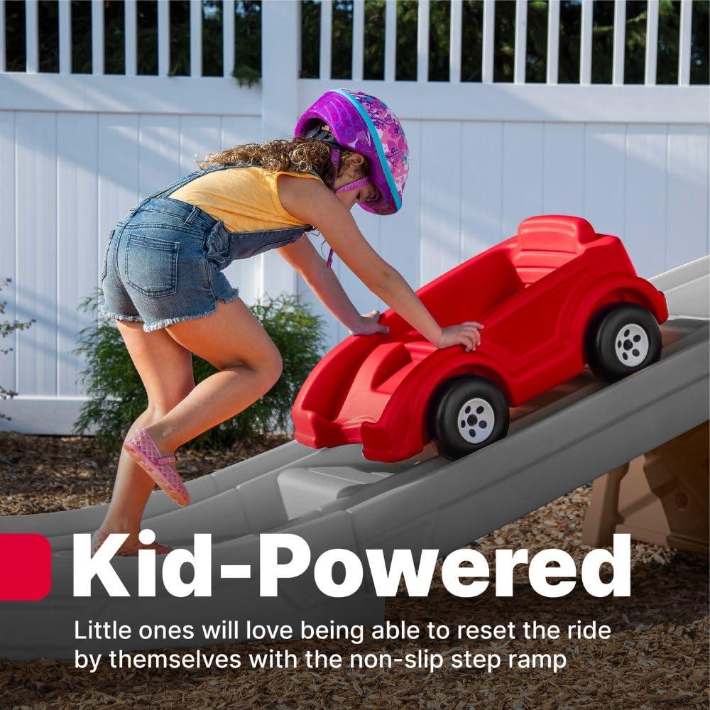 Step2 Step2 Extreme Thrill Coaster Kids Ride On Toy, Push Car, Indoor/Outdoor Roller Coaster & Playset, Made of Durable Plastic, Max Weight 75 lbs., for Toddlers 3+ Years Old
