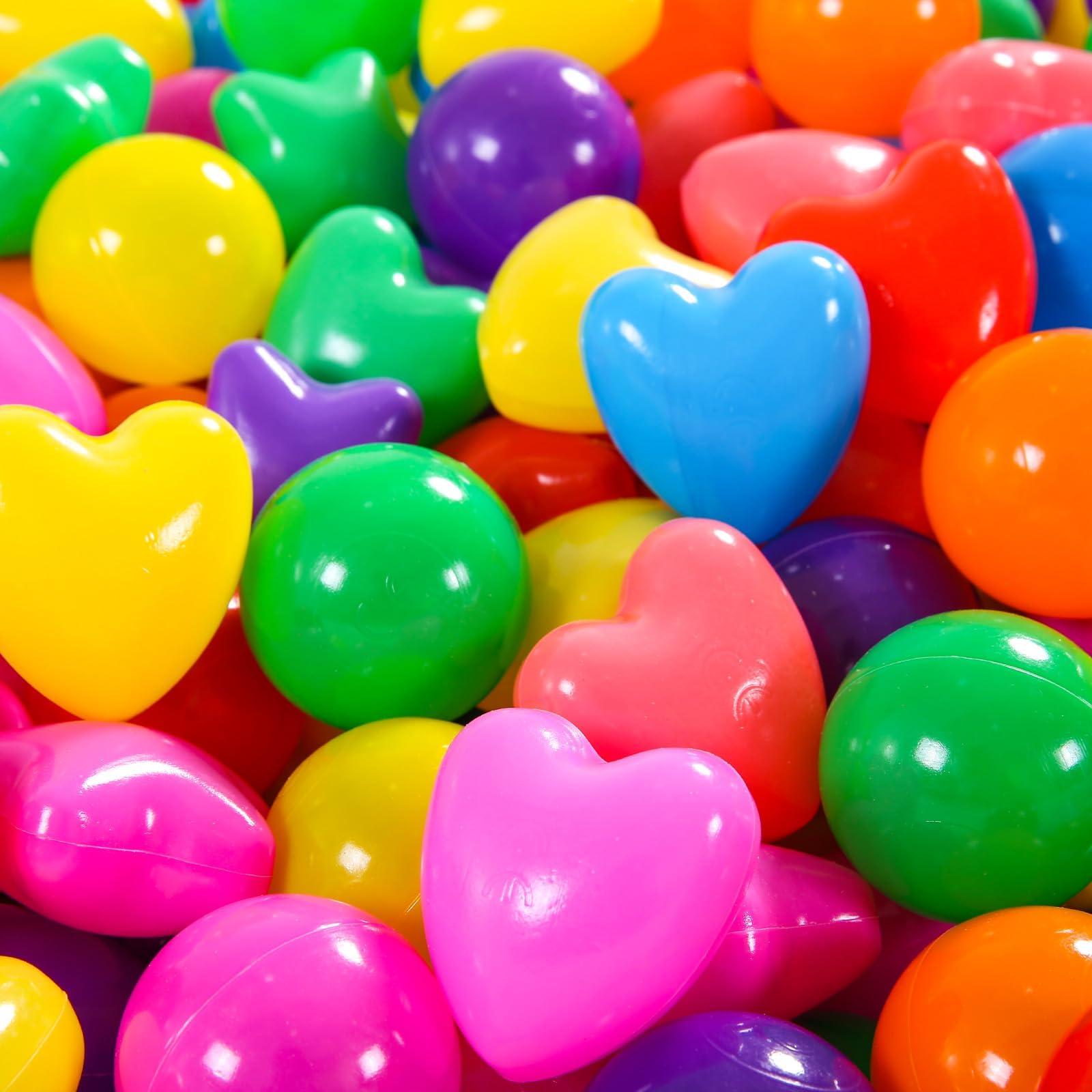STARBOLO STARBOLO Star Ball Pit Balls for Toddlers -100pcs Phthalate Free BPA Free Crush Proof Play Toy Balls Play Tent Pool Playhouse Playpen Party Decoration.