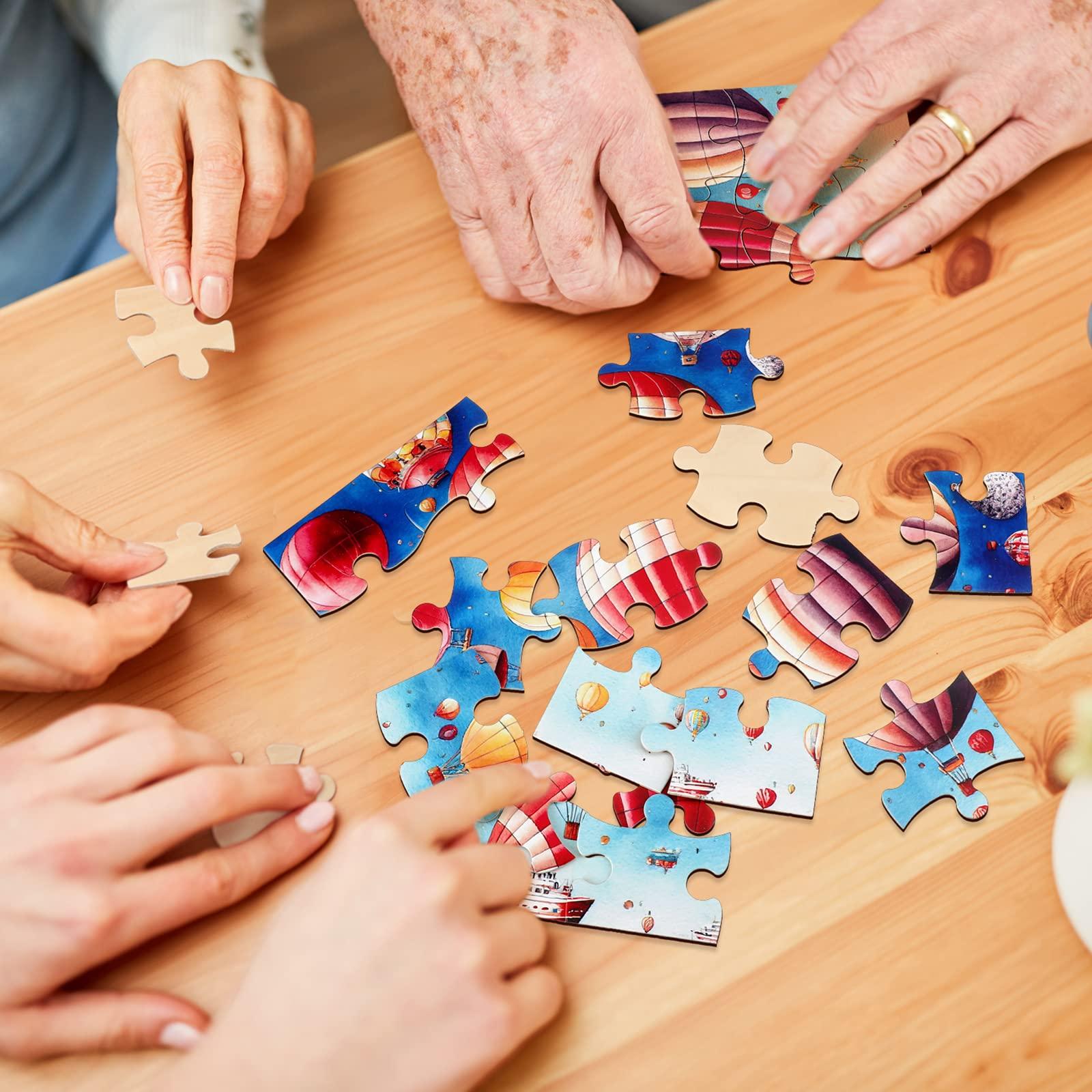 Liliful Liliful 6 Pack 16 Pcs Large Puzzles for Seniors Wooden Dementia Puzzles Alzheimer Puzzles Easy Puzzle for Elderly 12.6 x 9.45 Inch Jigsaw Puzzle for Adults Alzheimer\'s Products Activities