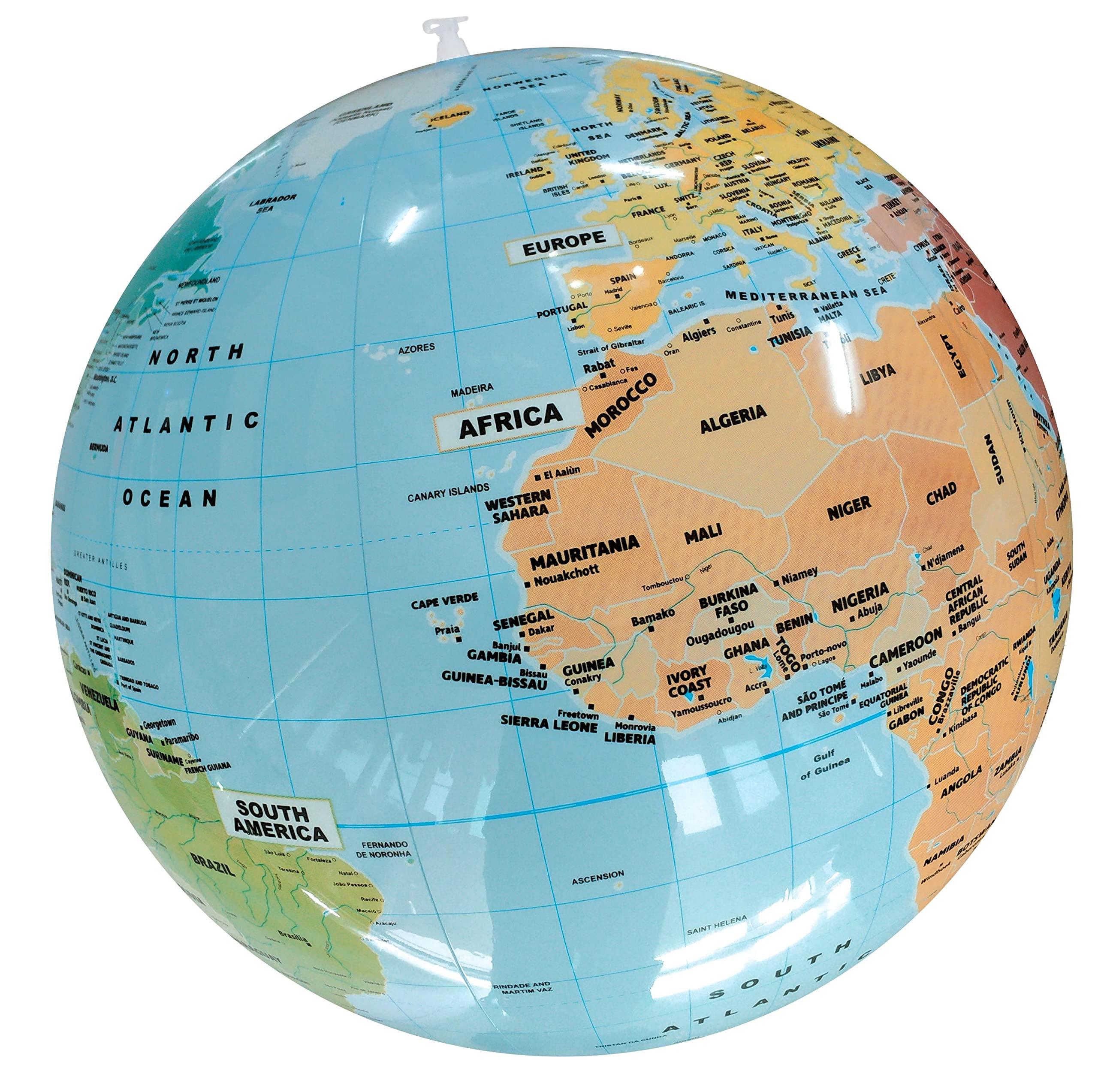 CALYTOYs CALYTOYs Inflatable Globe 42cm-16 Political