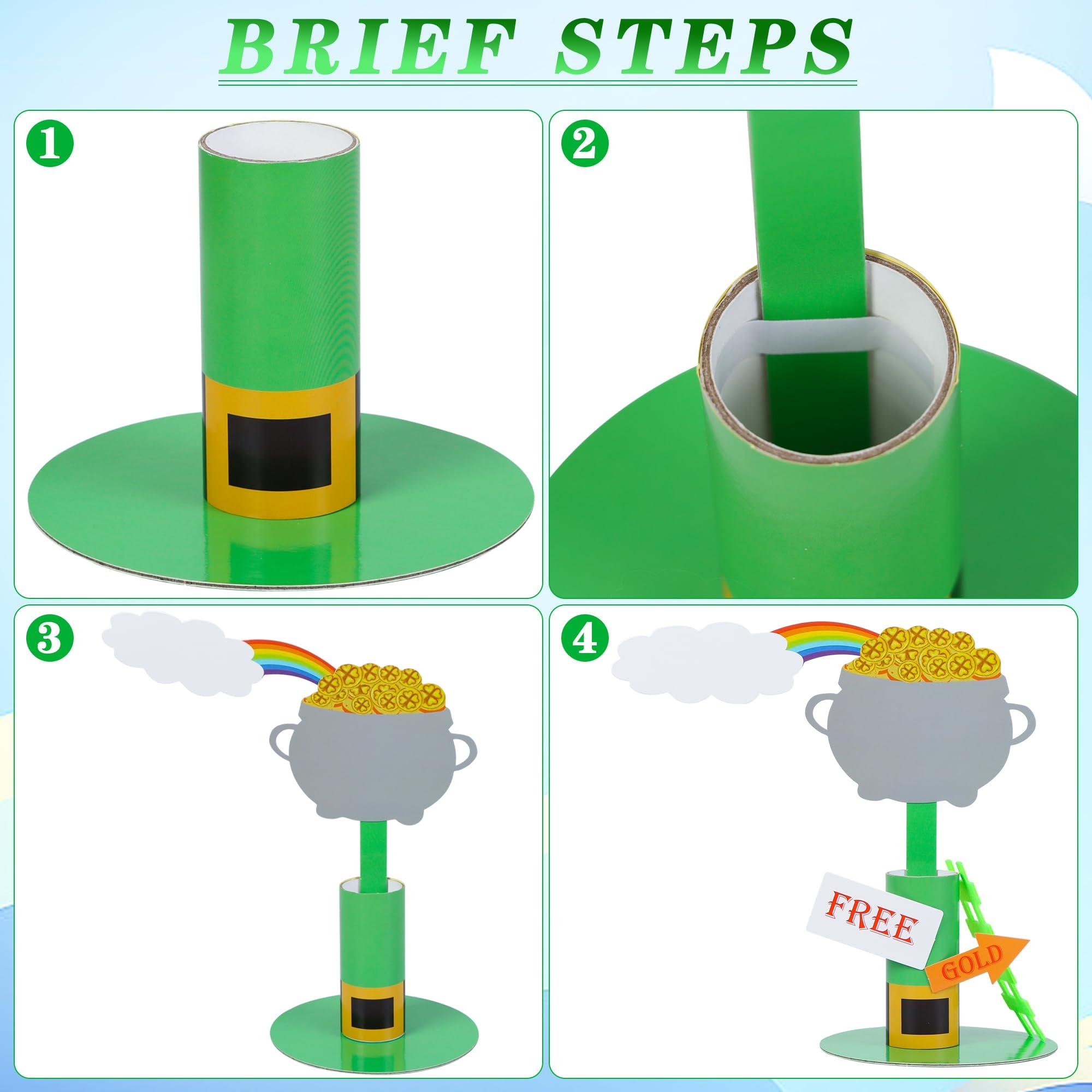 Sozize Sozize St Patrick\'s Day Leprechaun Trap Kit St Patricks Day Crafts Catch a Leprechaun Kit St Patrick\'s Day DIY Toys Leprechaun Traps Decorations for Kids