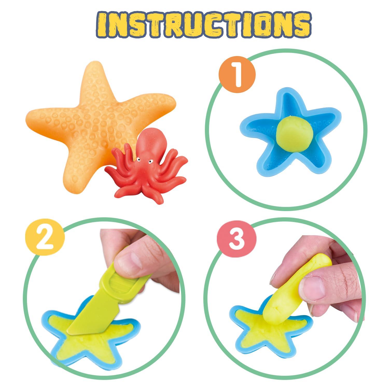 Universal Specialties Penguin Family Nesting Dolls - 6 Unique Matryoshka Penguins - All Hollow to Fit Inside Each Other - Plastic Russian Stacking Toys Cute Doll Toy for All Ages